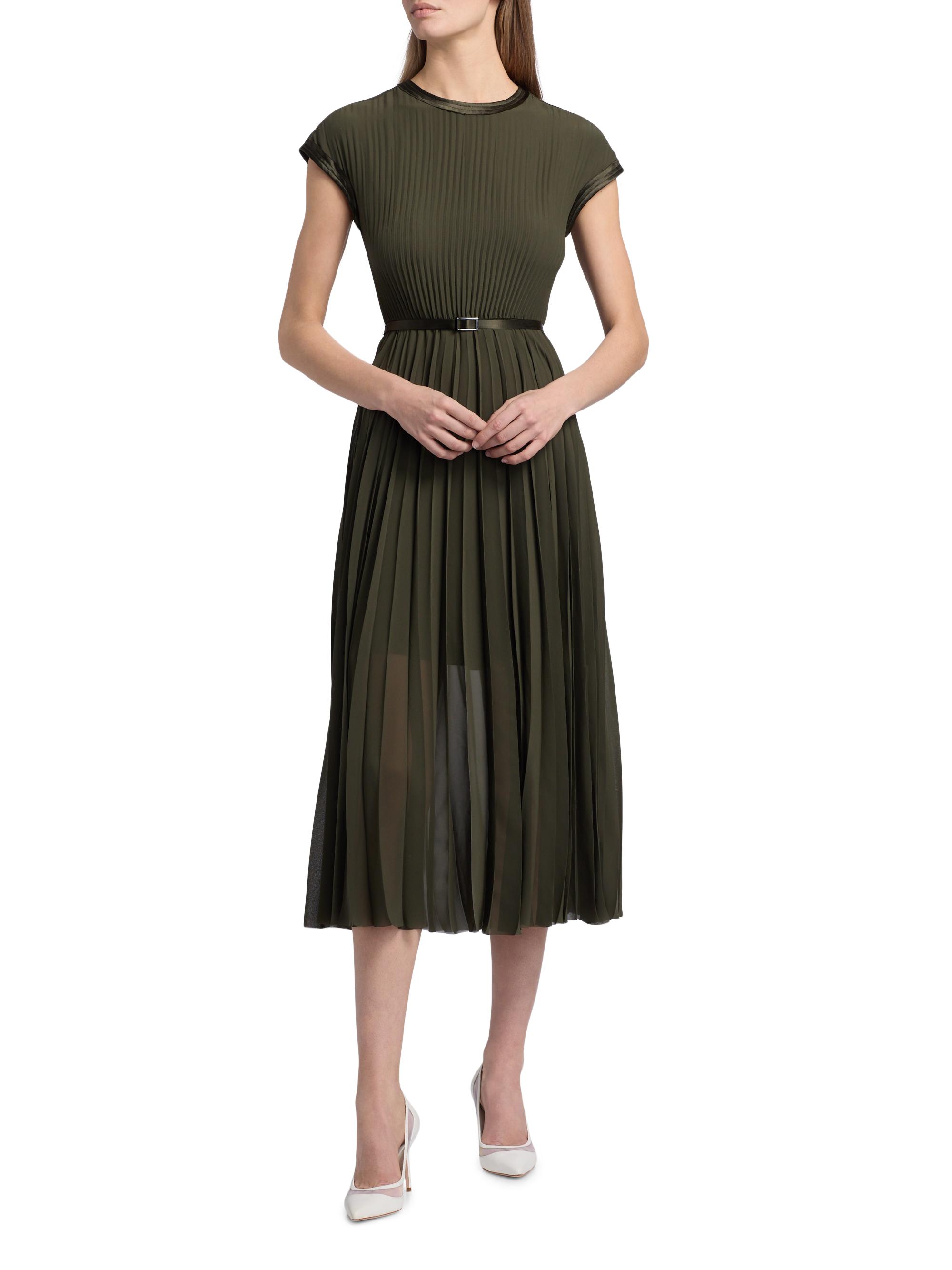 Jason Wu Collection Chiffon Pleated Midi-Dress