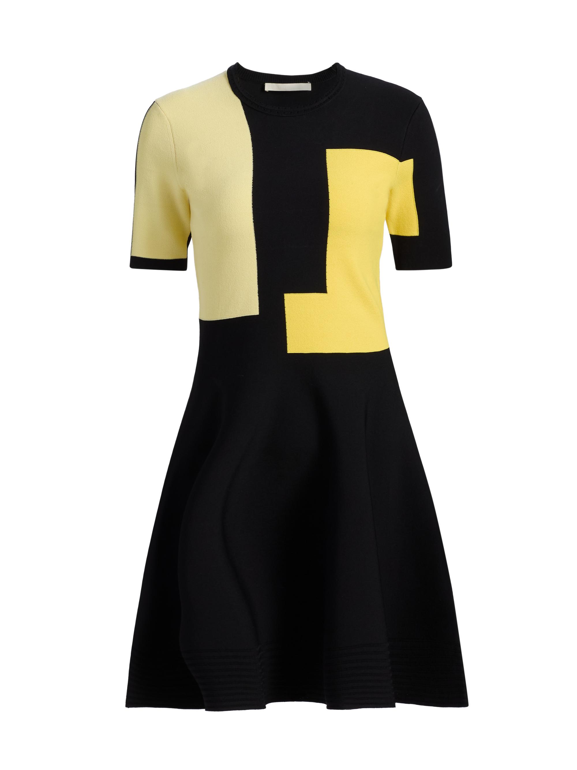 Jason Wu Collection Women's Colorblock Knit Minidress - Black