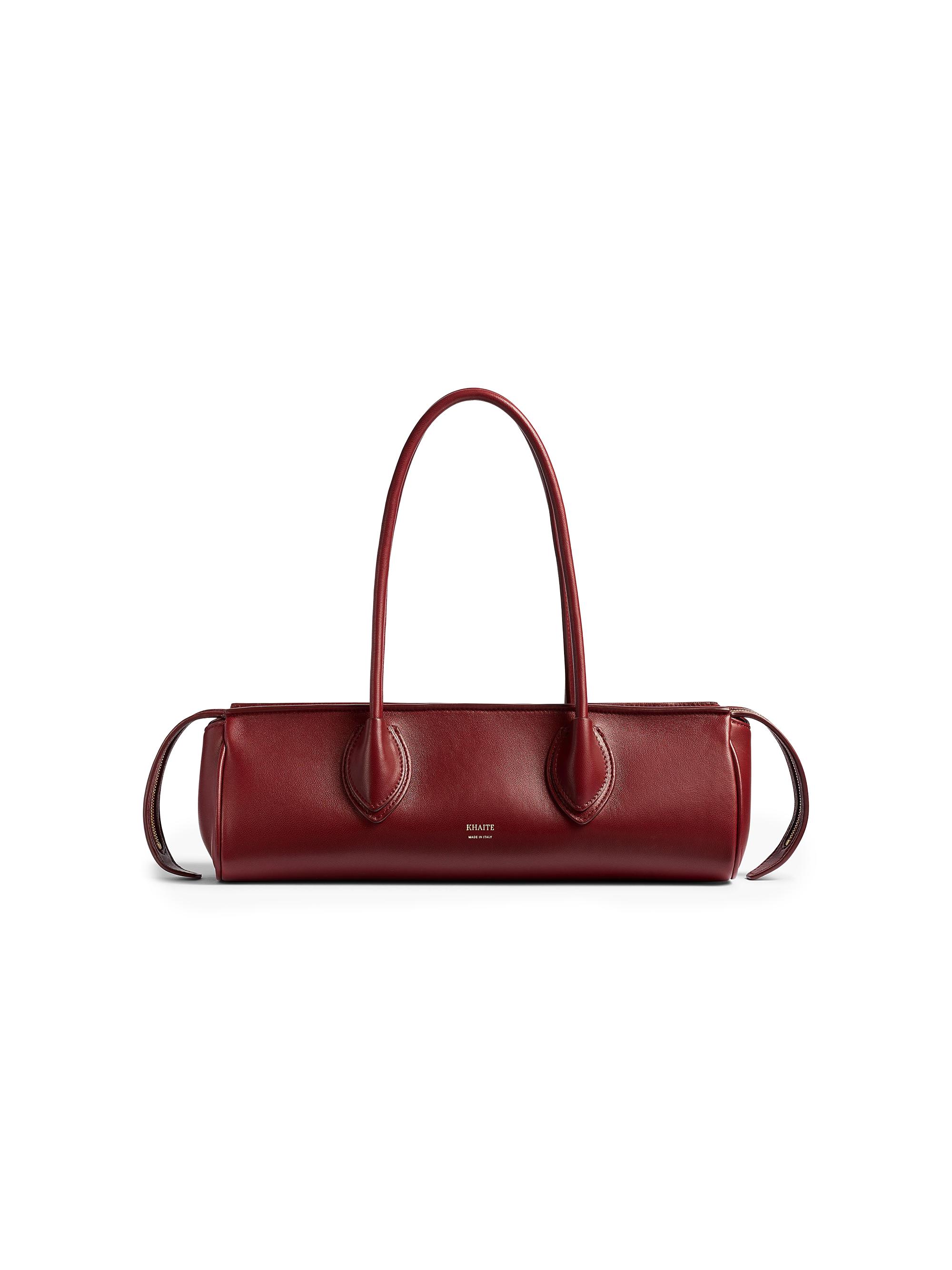 Khaite Women's Donna Soft Leather Handbag - Oxblood