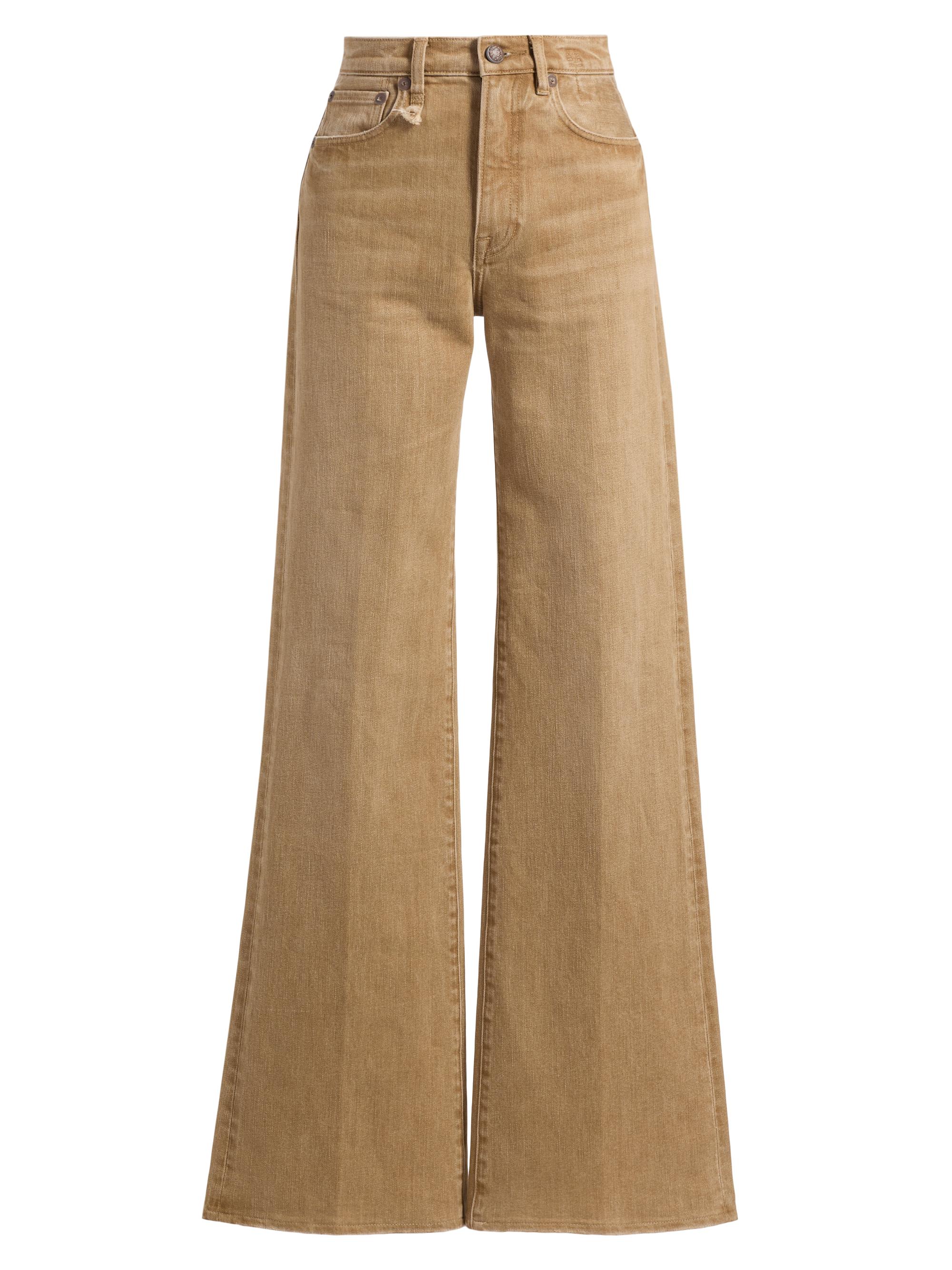 R13 Women's Charlotte Flared Jeans - Olive Green Haze Stretch
