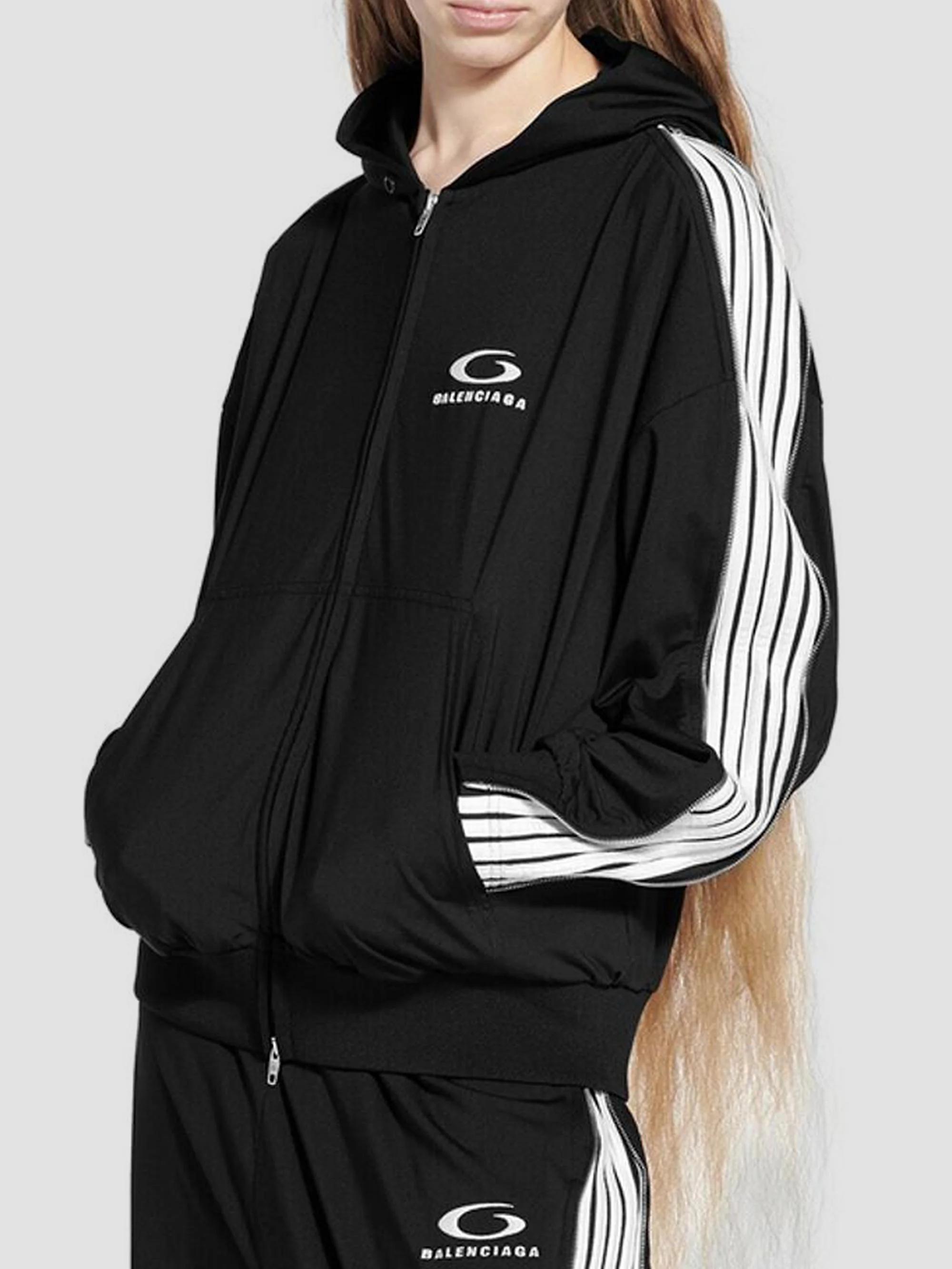 BALENCIAGA　スポーツアイコン　ループロゴ　ジップパーカー Balenciaga Loop Sports Icon Zipped Zip-Up Hoodie | Saks Fifth Avenue
