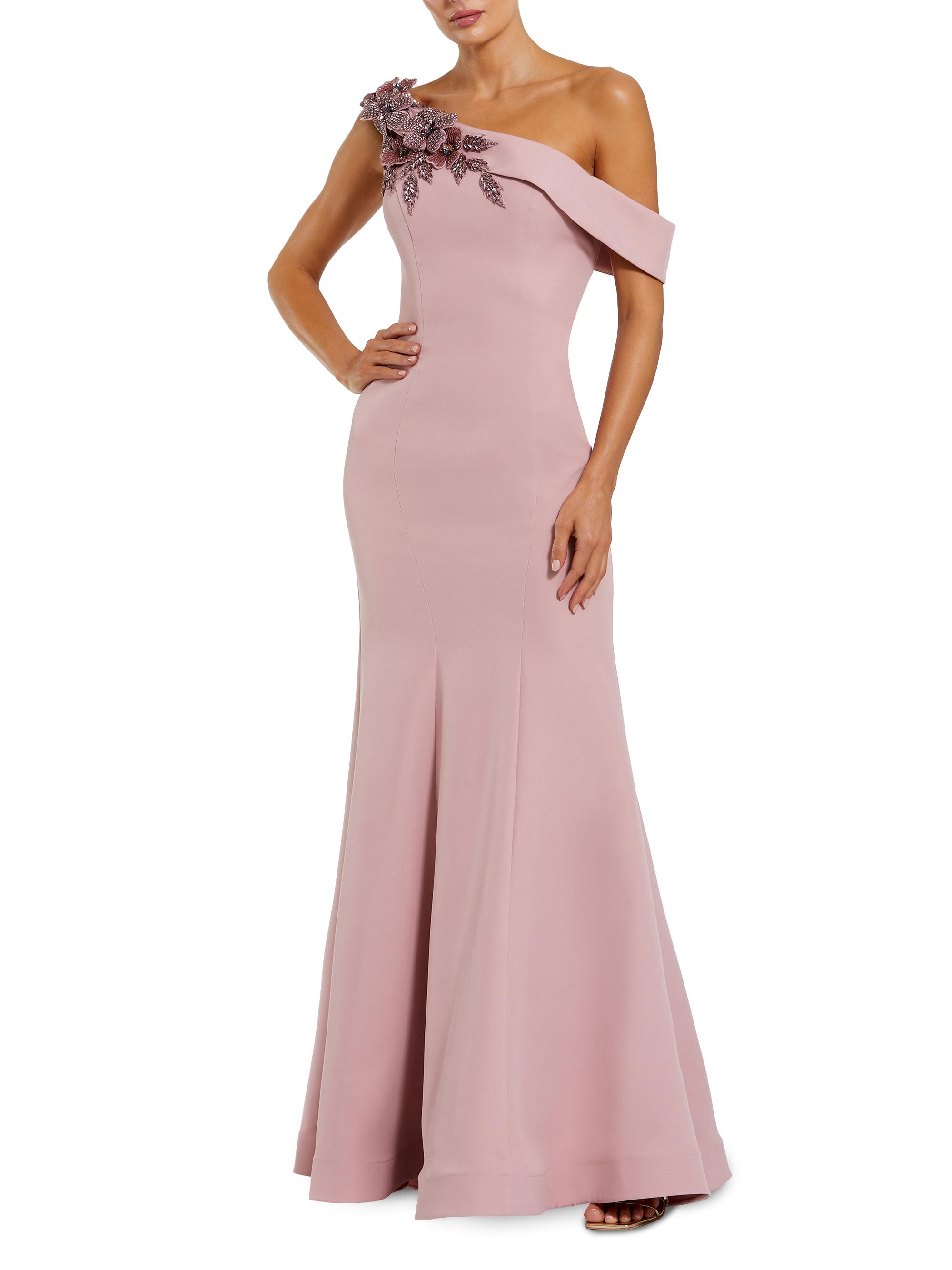 Mac Duggal Women's Embellished Crepe Off-The-Shoulder Mermaid Gown - Rose
