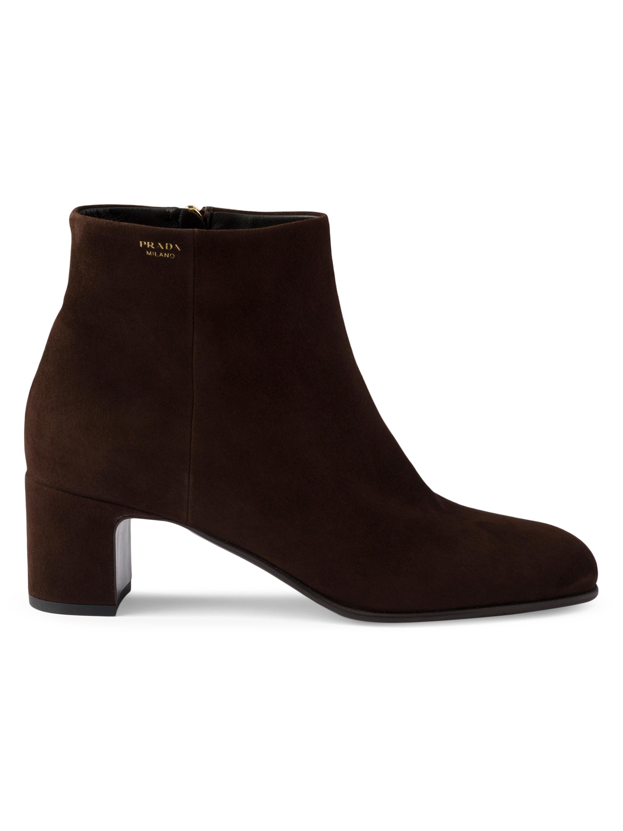 Prada Stretch Nappa Leather Booties | Saks Fifth Avenue