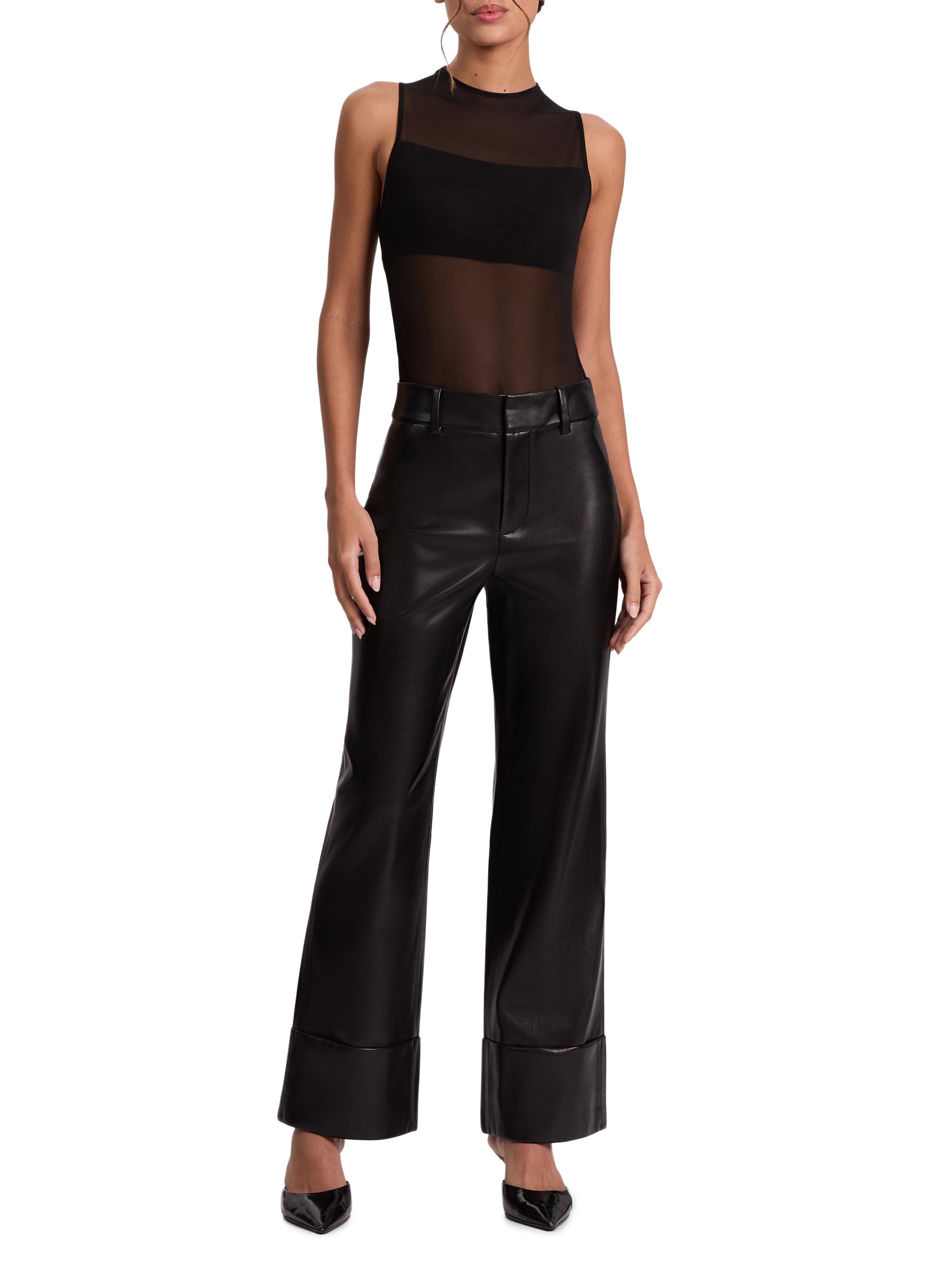 ALICE + OLIVIA Alexander Faux-Leather Pants | Saks Fifth Avenue