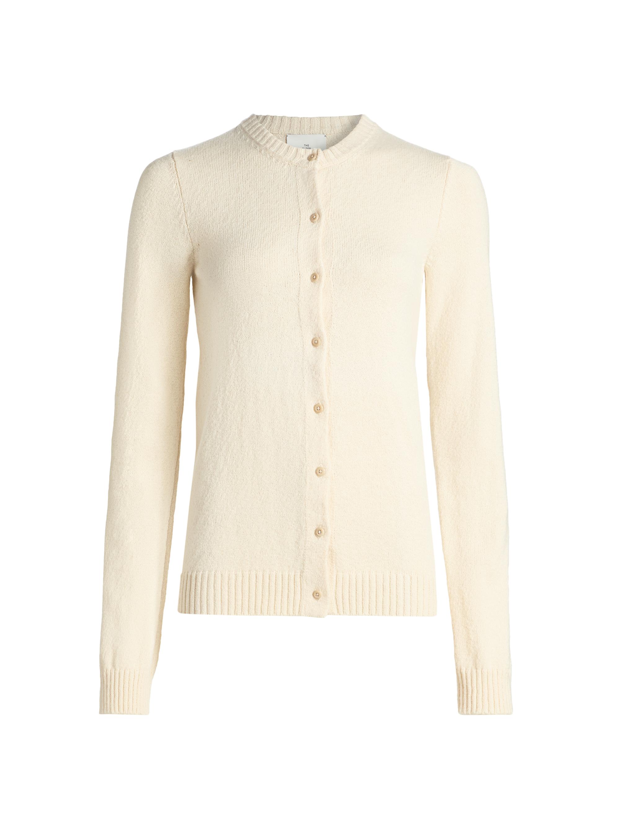 The Elder Statesman Women's Nora Lite Ruth Cotton Cardigan - Natural