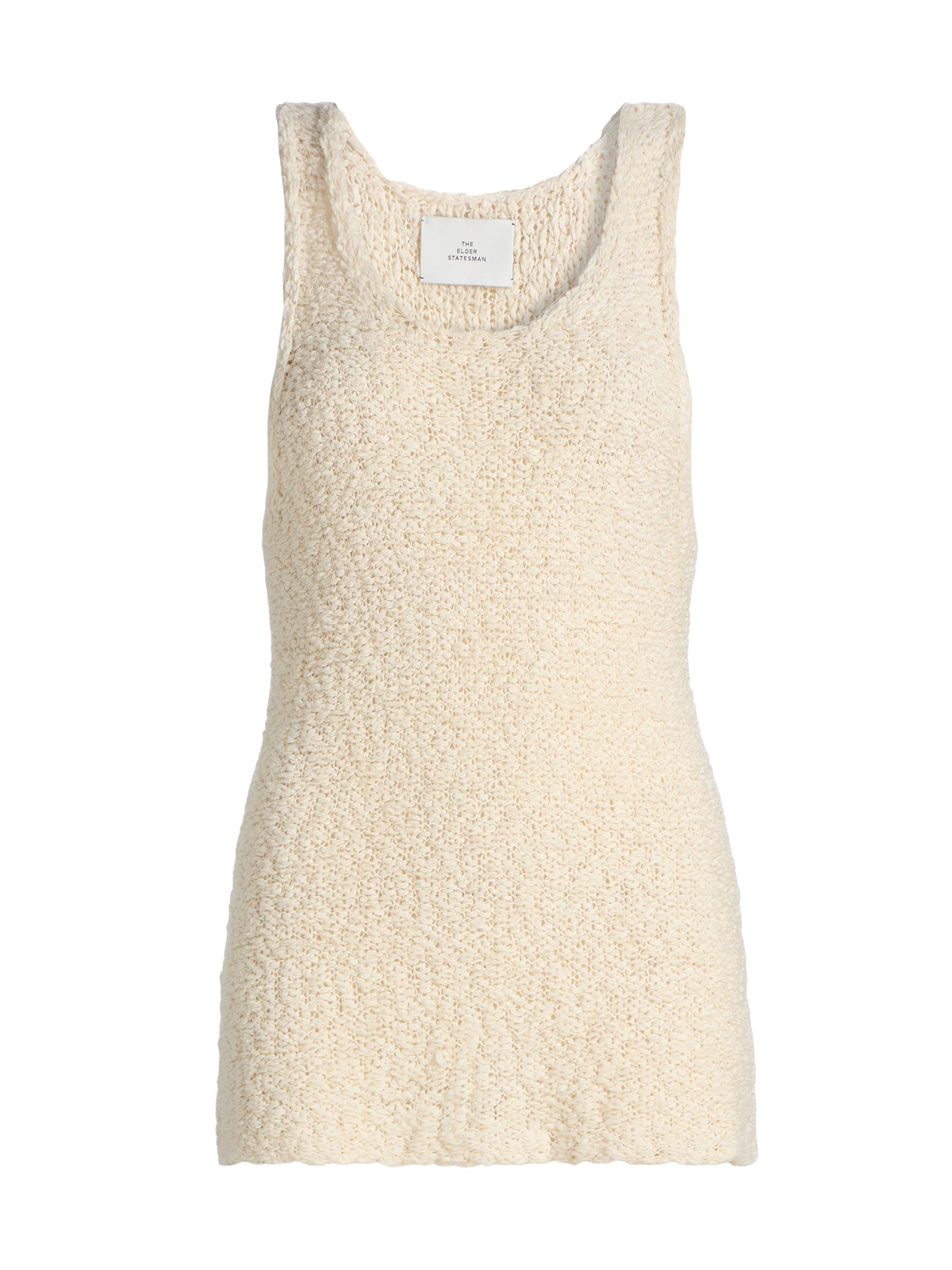 The Elder Statesman Women's Ella Bouclé Knit Tank -