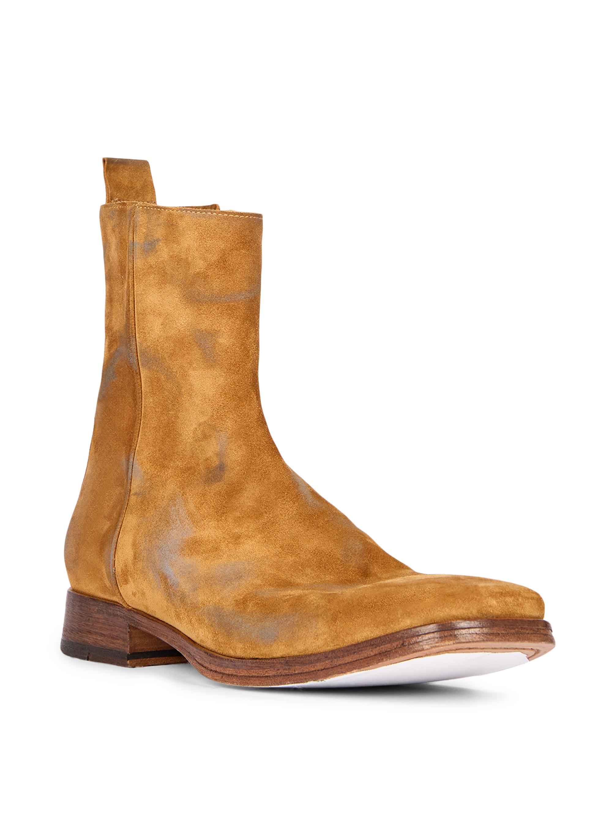 Acne Studios Bebe Distressed Suede Boots | Saks Fifth Avenue