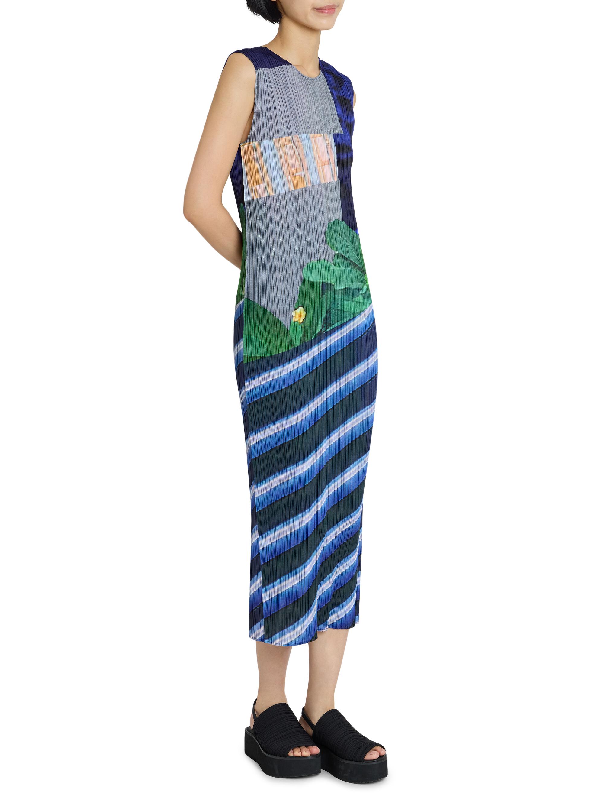 Pleats Please Issey Miyake City Collage Plissé Midi-Dress | Saks