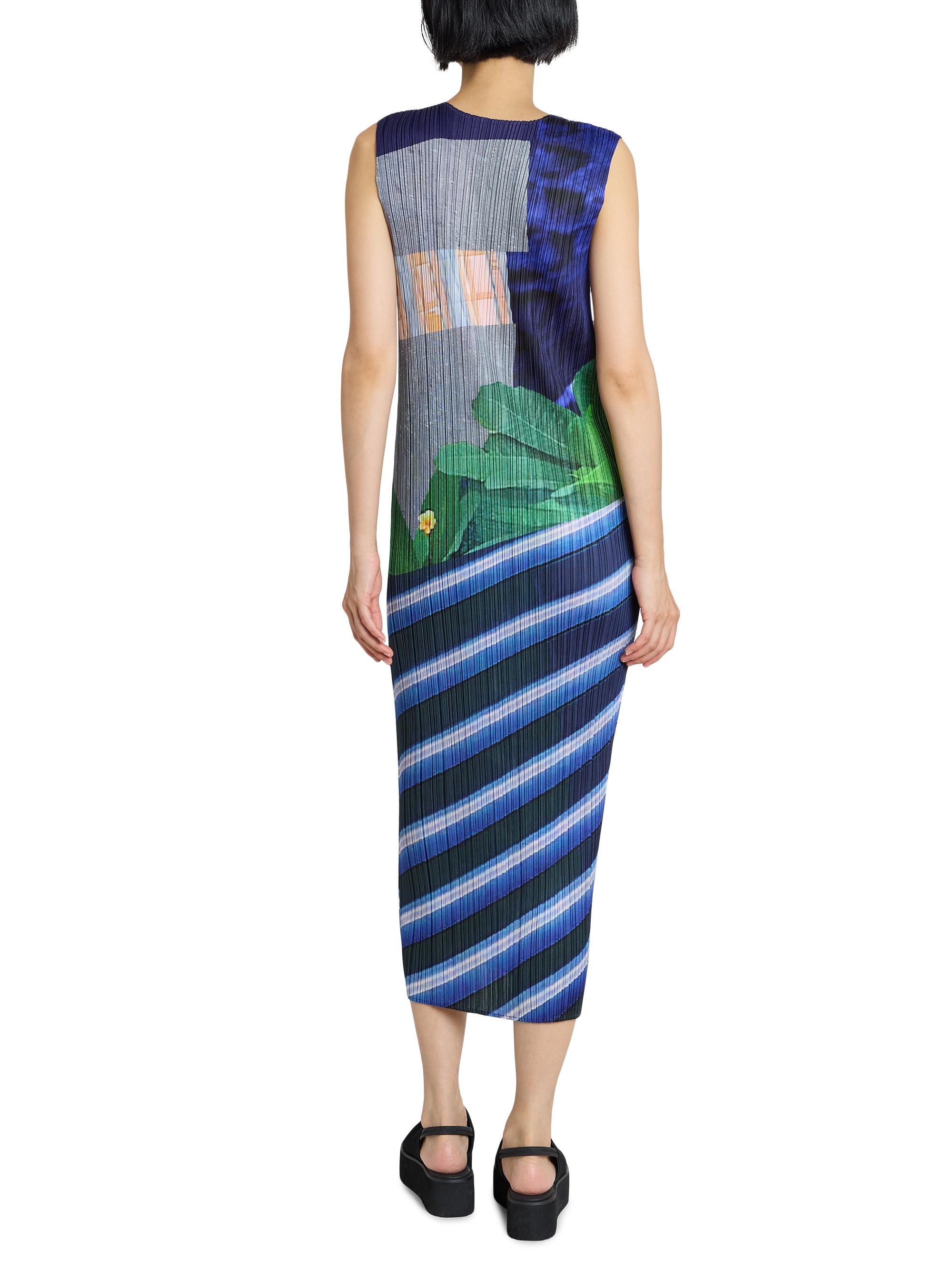 ワンピース PLEATS PLEASE ISSEY MIYAKE CITY COLLAGE Pleats Please Issey Miyake City Collage Plissé Midi-Dress | Saks