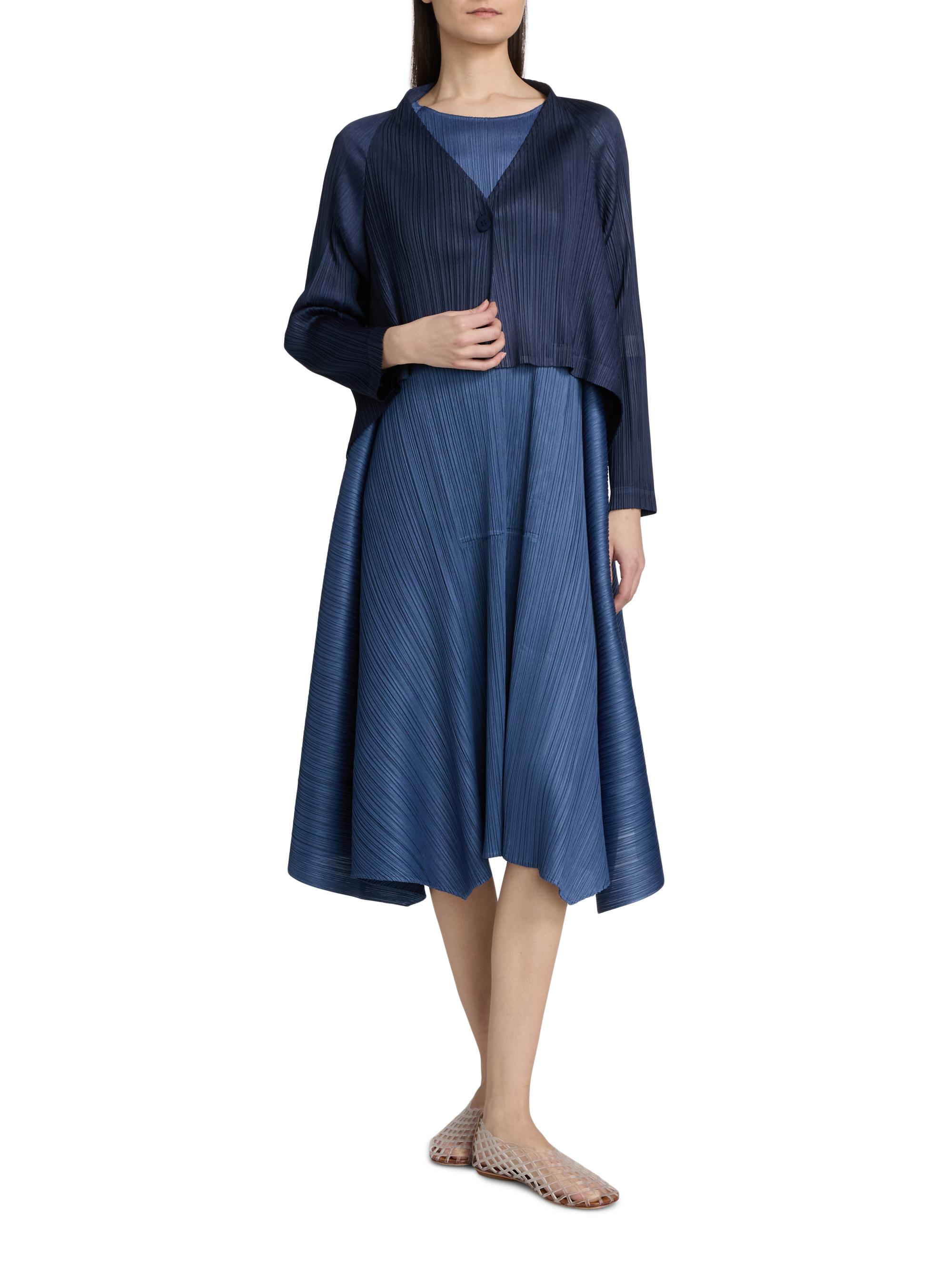 Pleats Please Issey Miyake City Frame Plissé Jacket | Saks Fifth