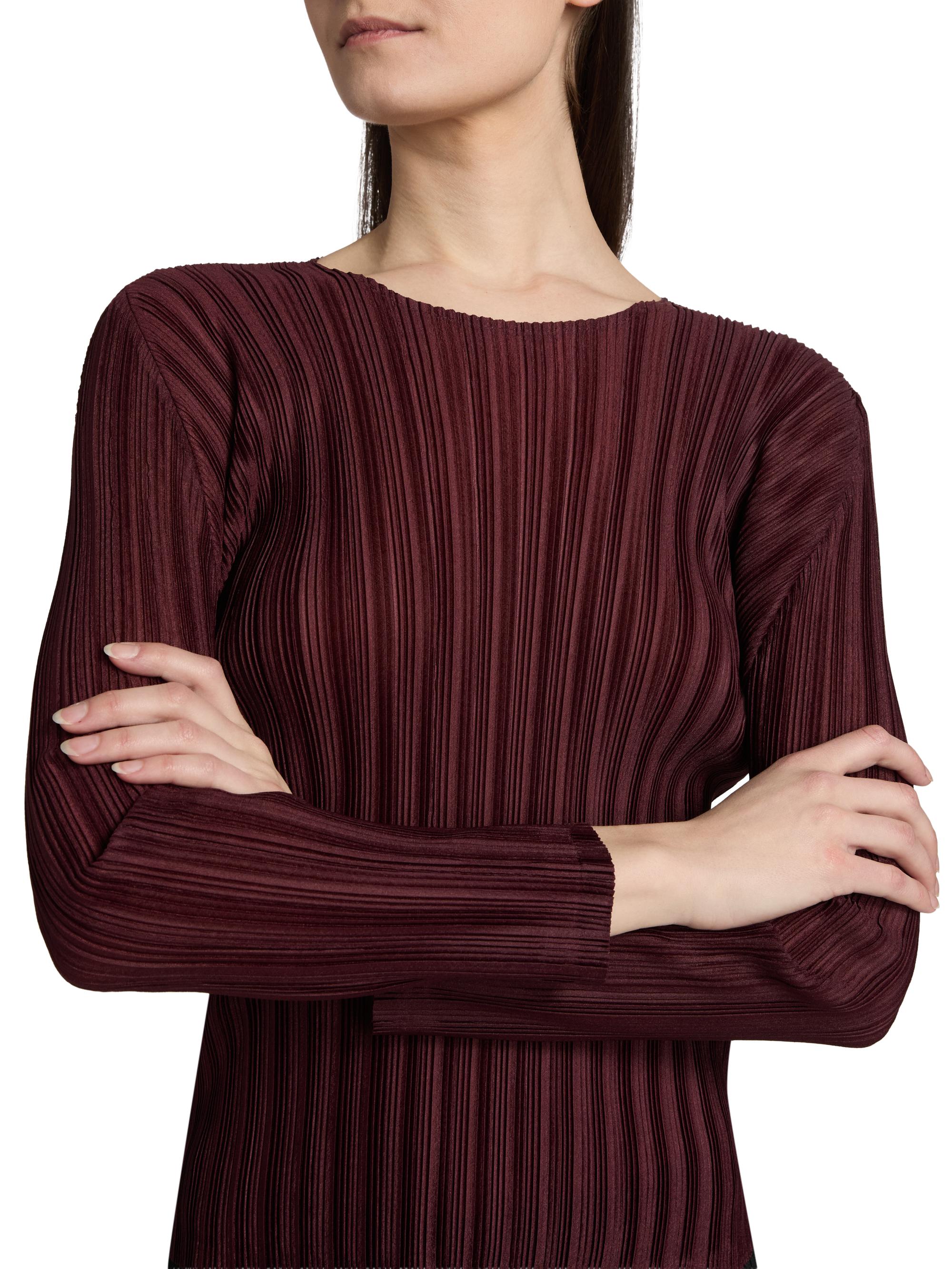 トップス PLEATS PLEASE ISSEY MIYAKE RIB KNIT Pleats Please Issey Miyake January Rib-Knit Top | Saks Fifth Avenue