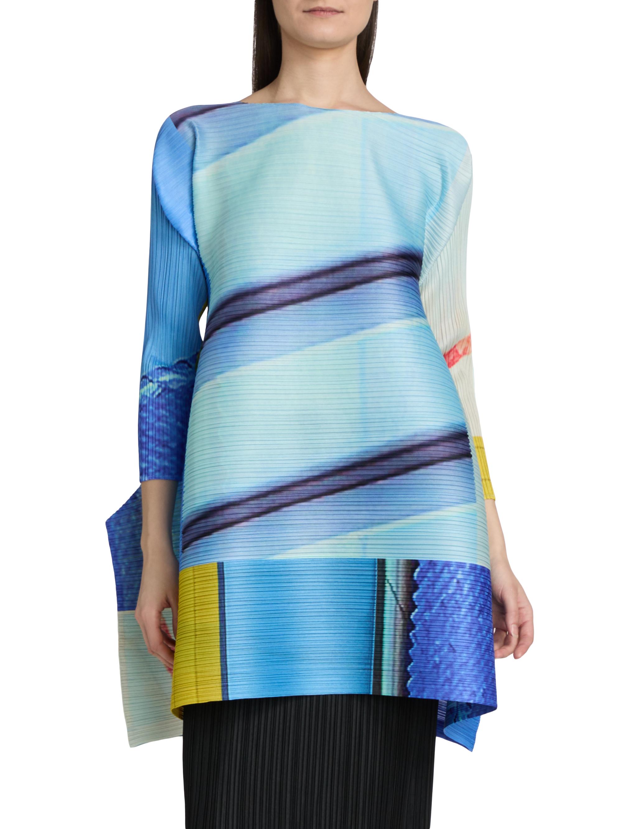 Pleats Please Issey Miyake City Collage Top | Saks Fifth Avenue