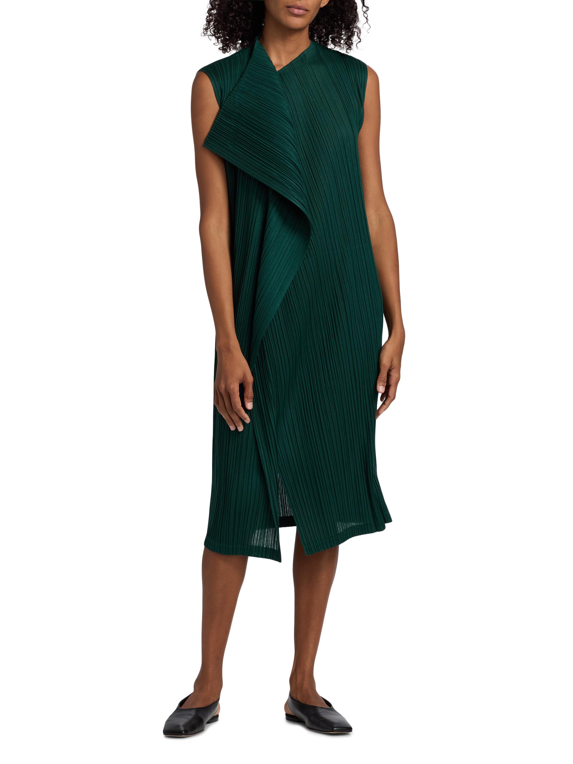 Pleats Please Issey Miyake Plissè Pleats Ruffle Midi-Dress | Saks
