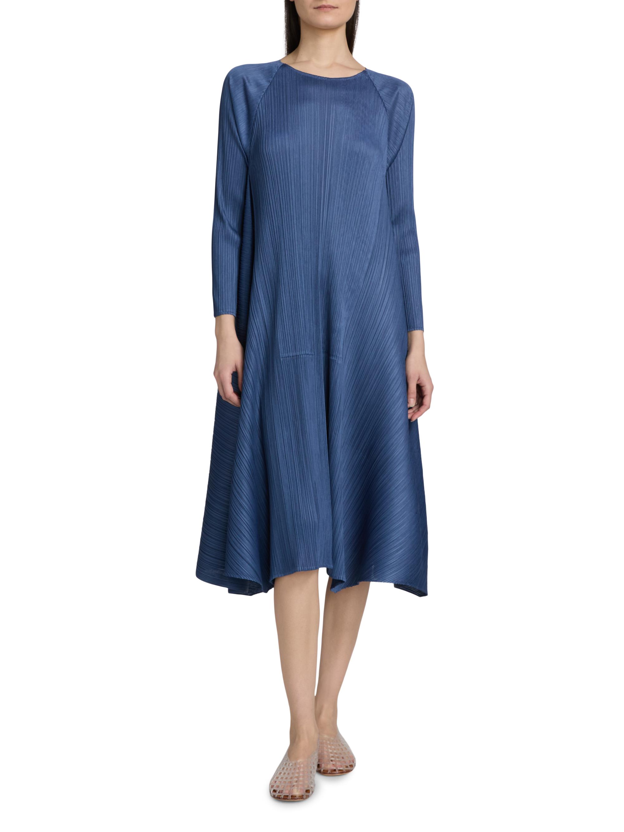 Pleats Please Issey Miyake City Frame A-Line Midi-Dress | Saks