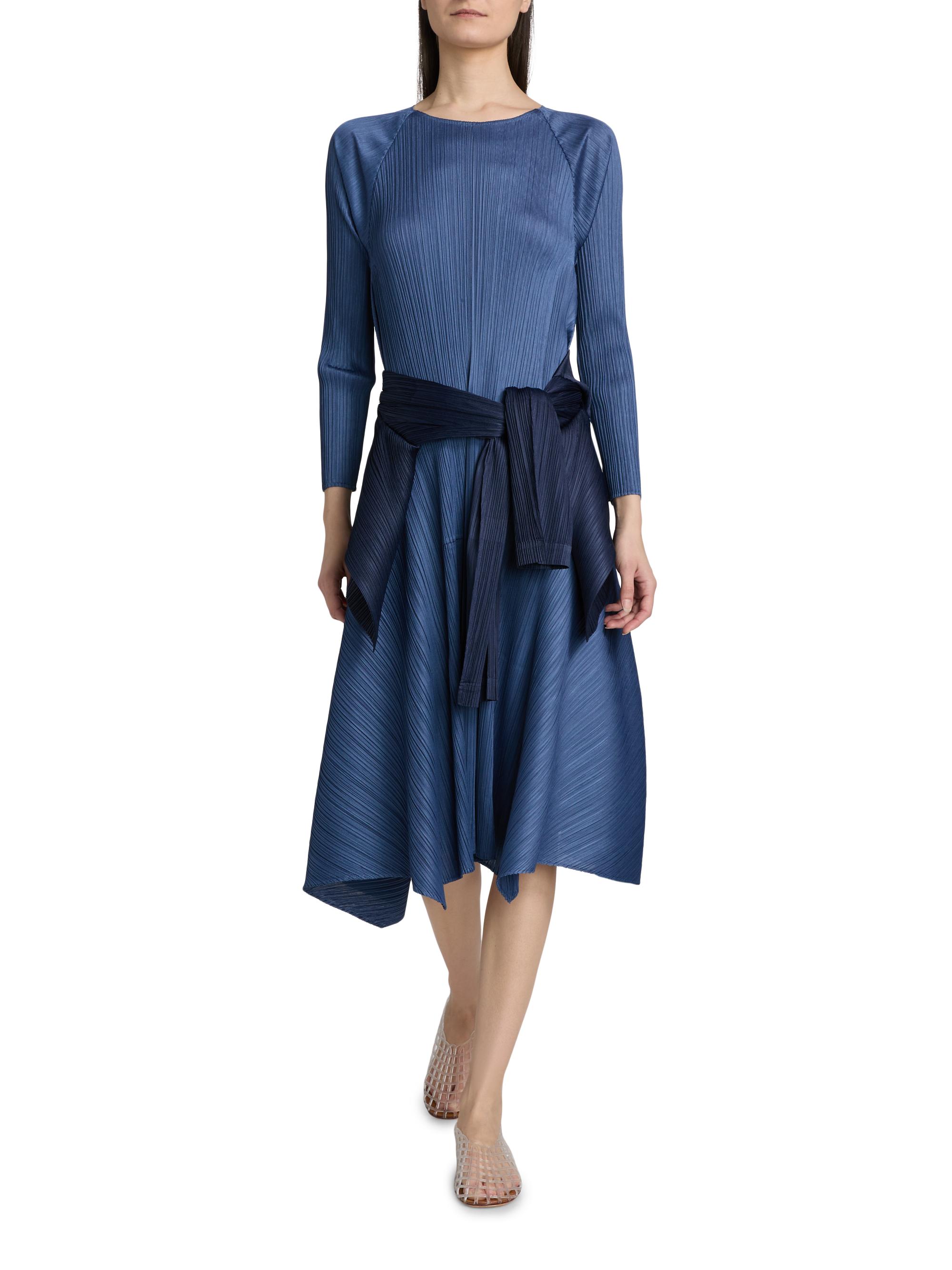 Pleats Please Issey Miyake City Frame A-Line Midi-Dress | Saks