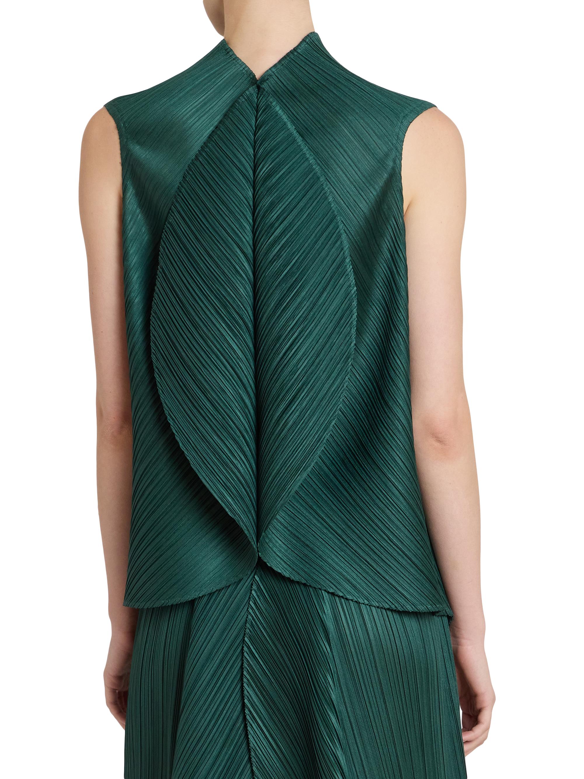 PLEATS PLEASE ISSEY MIYAKE 袖なし Pleats Please Issey Miyake ノースリーブ プリーツドレス | ブラック