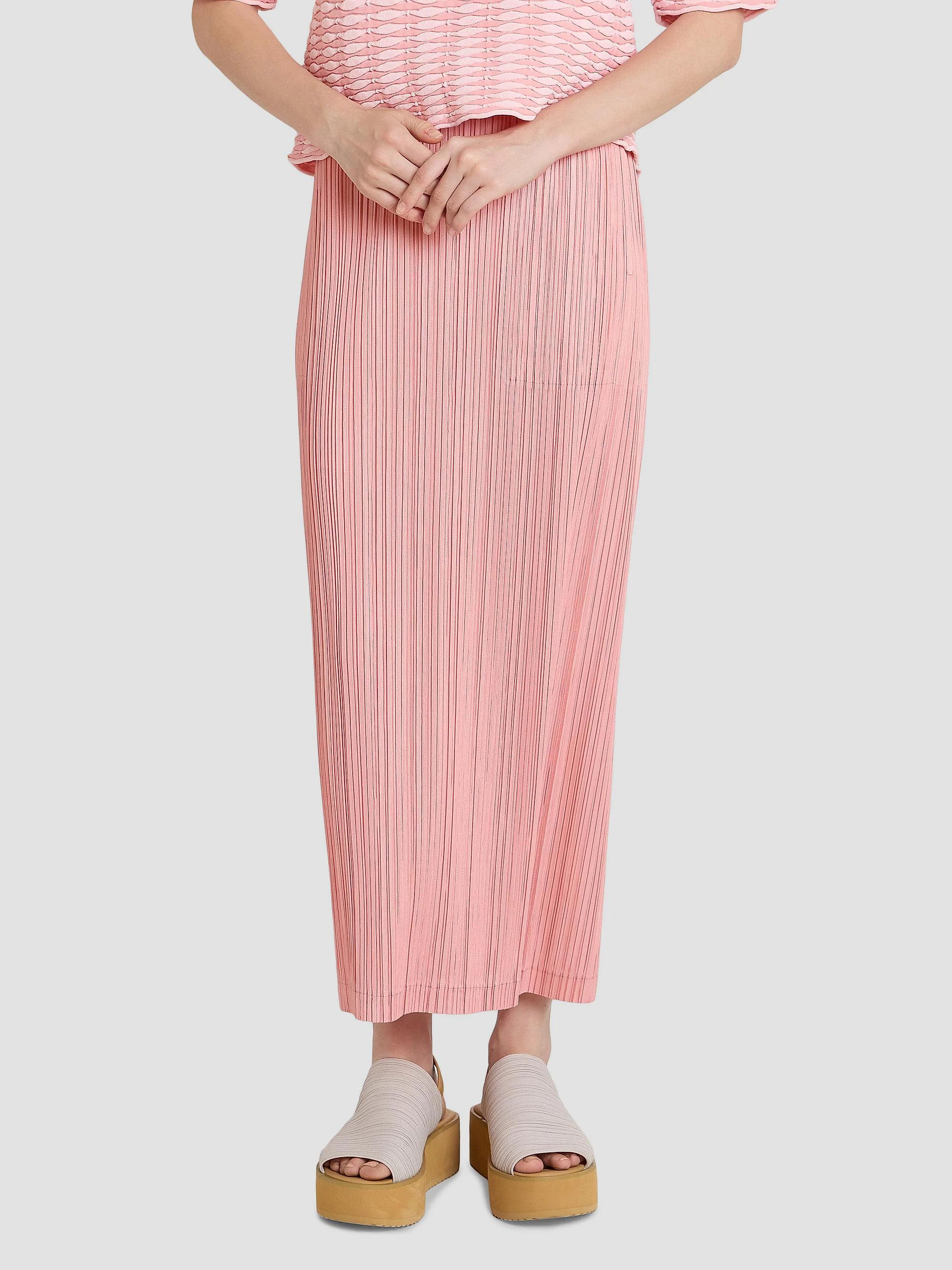 Pleats Please Issey Miyake Thicker Bottoms Plissé Maxi Skirt