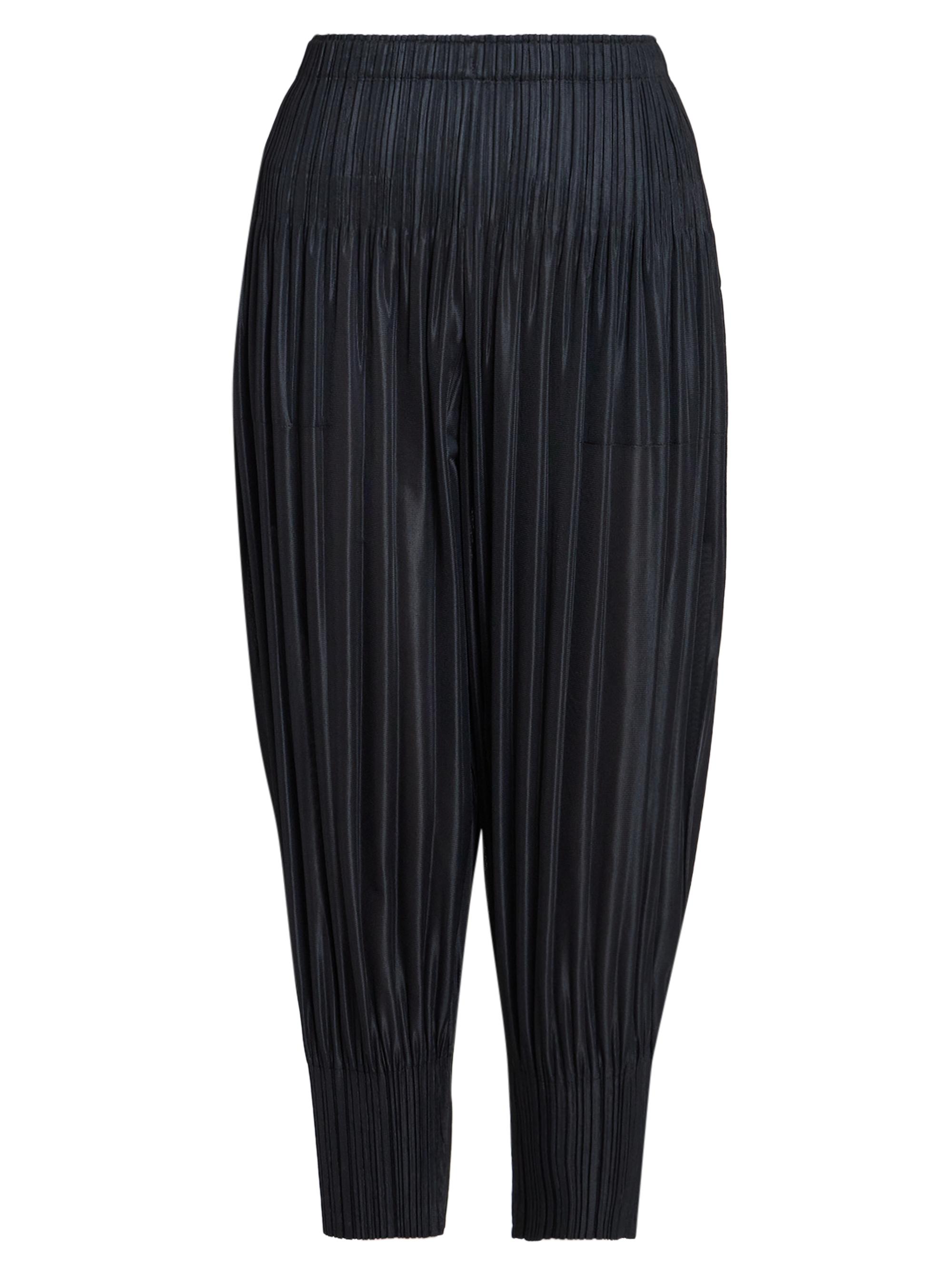 Pleats Please Issey Miyake Basics Pleated Crop Pants | Saks Fifth