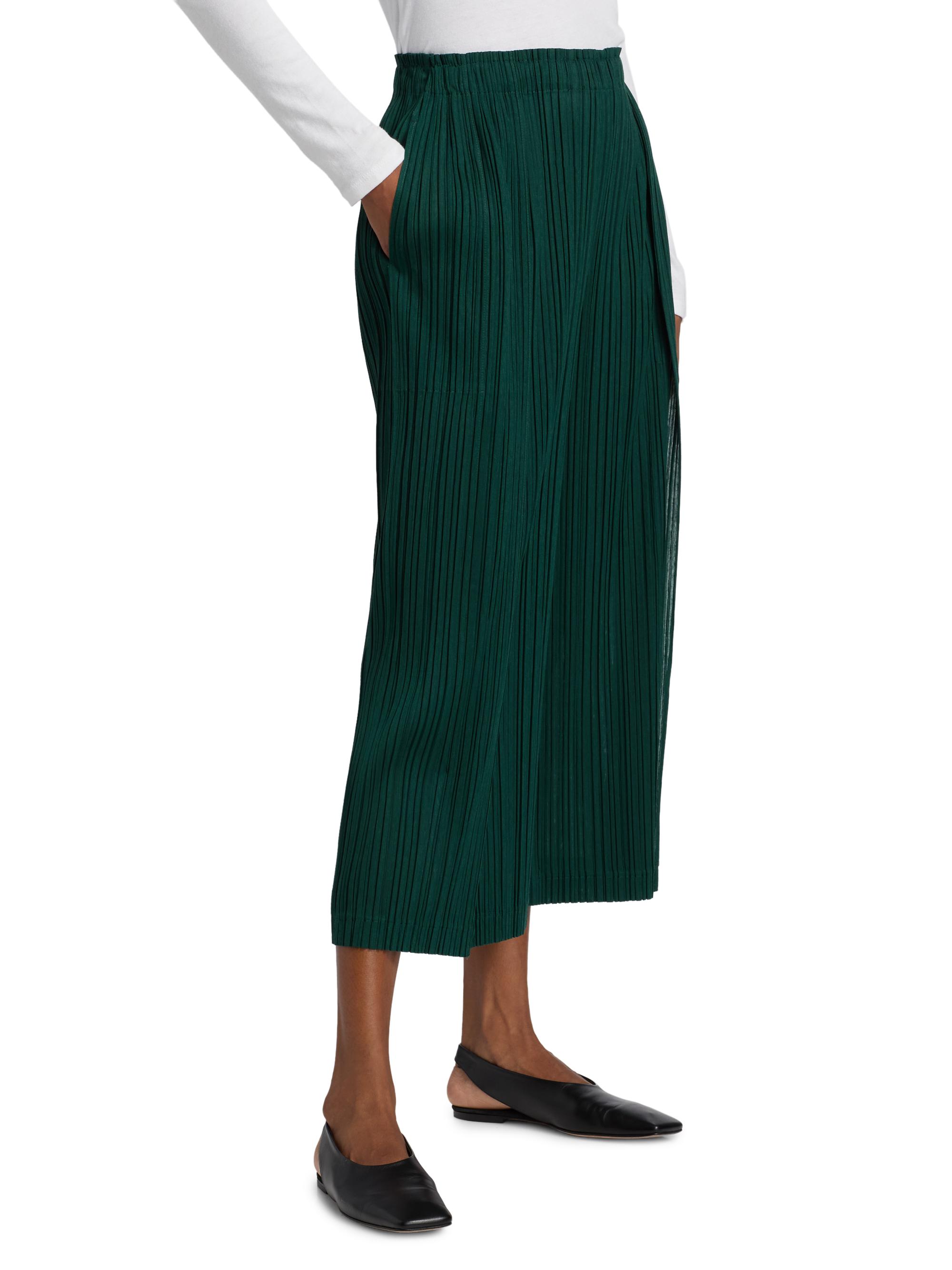 Pleats Please Issey Miyake Plissé Pleats Crop Pants | Saks Fifth