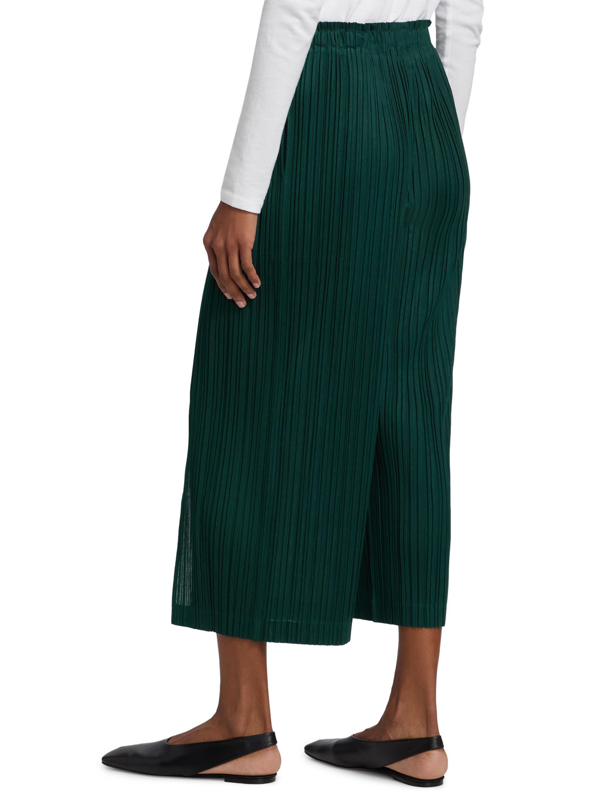 Pleats Please Issey Miyake Plissé Pleats Crop Pants | Saks Fifth