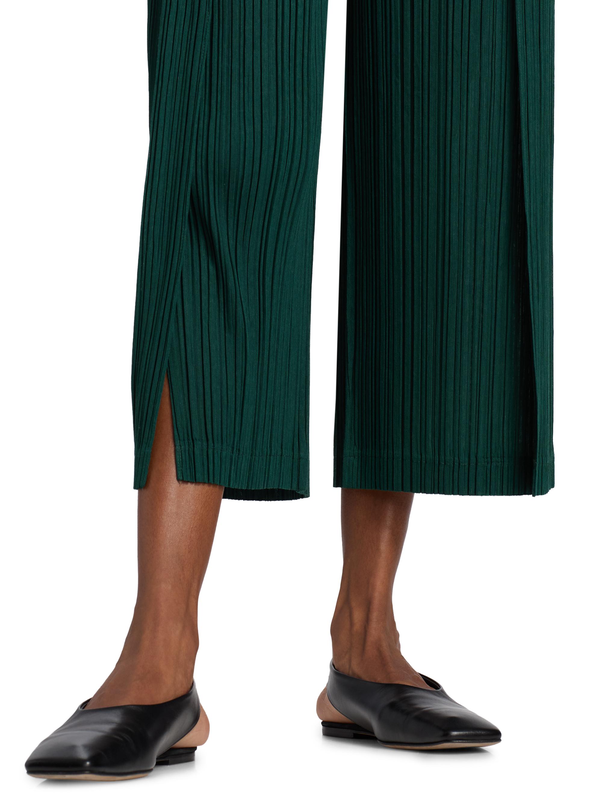 Pleats Please Issey Miyake Plissé Pleats Crop Pants | Saks Fifth