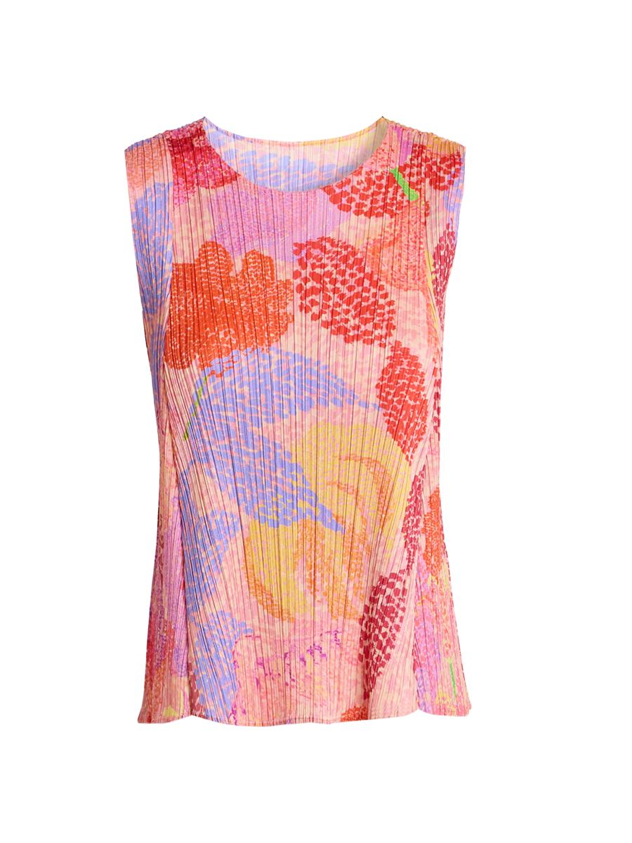 Pleats Please Issey Miyake Foggy Forest Plissé Top | Saks Fifth Avenue