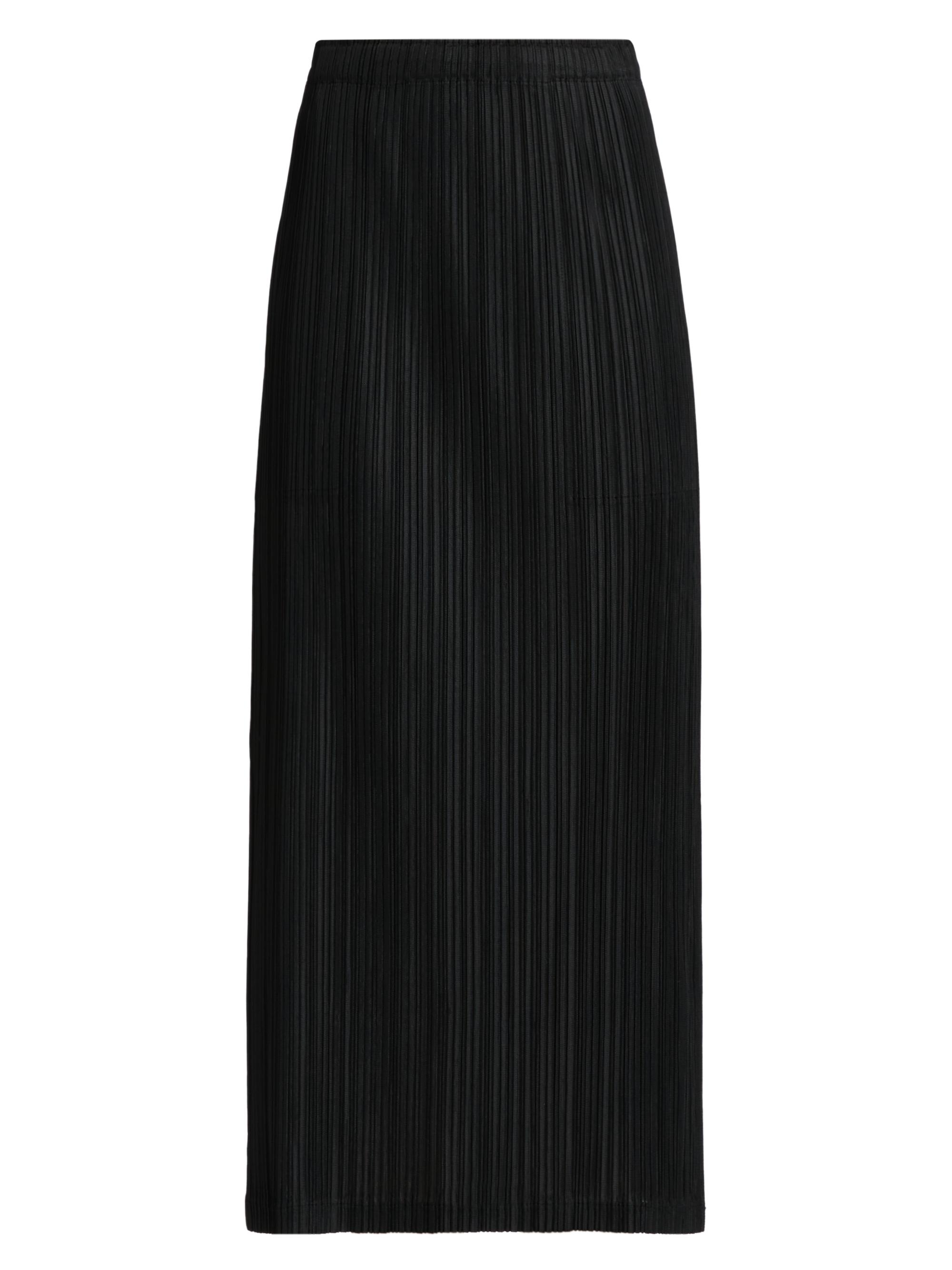 Pleats Please Issey Miyake Women's Thicker Bottoms Midi-Skirt - Black