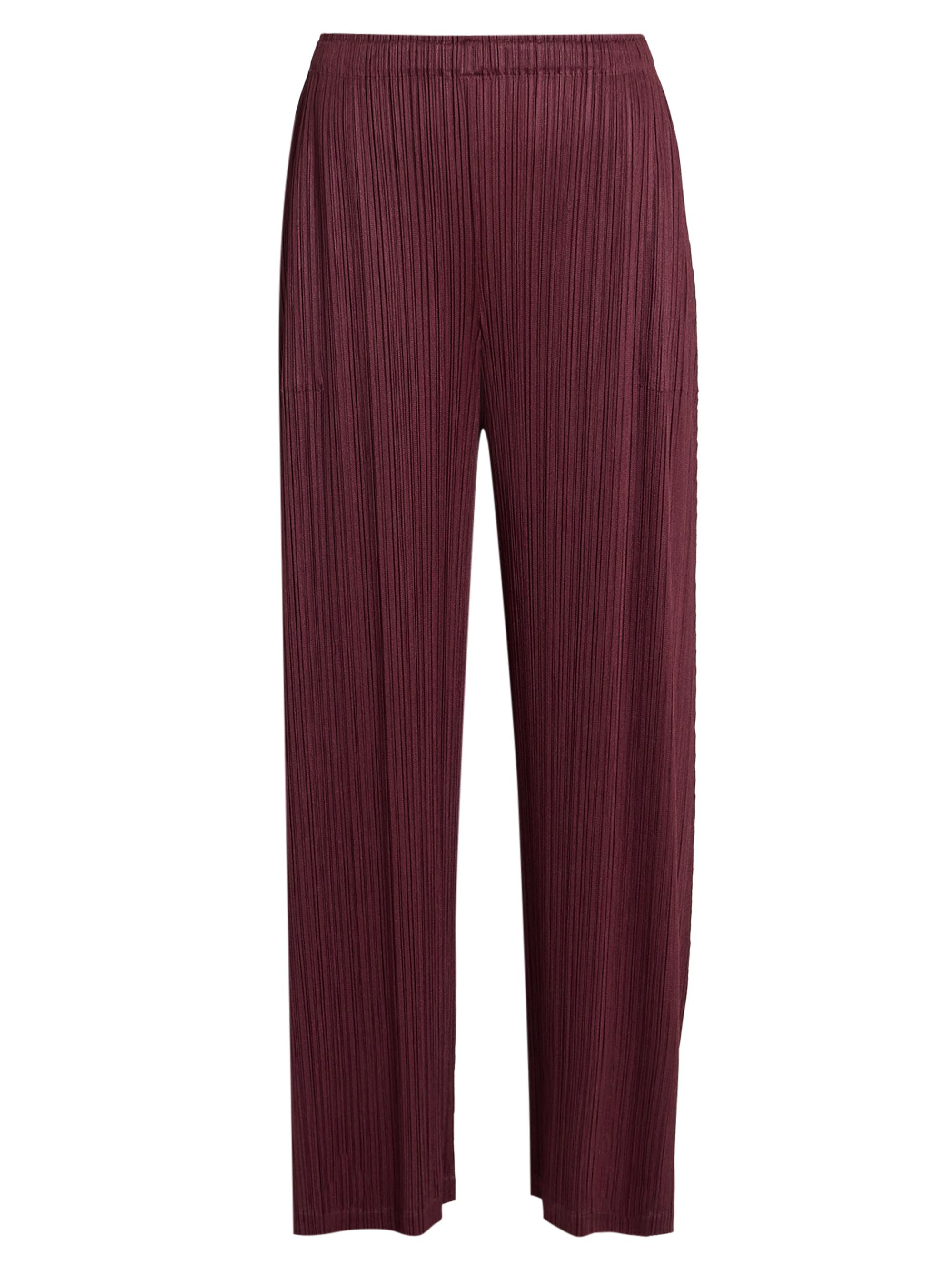 Pleats Please Issey Miyake Basics Pleated Crop Pants | Saks Fifth