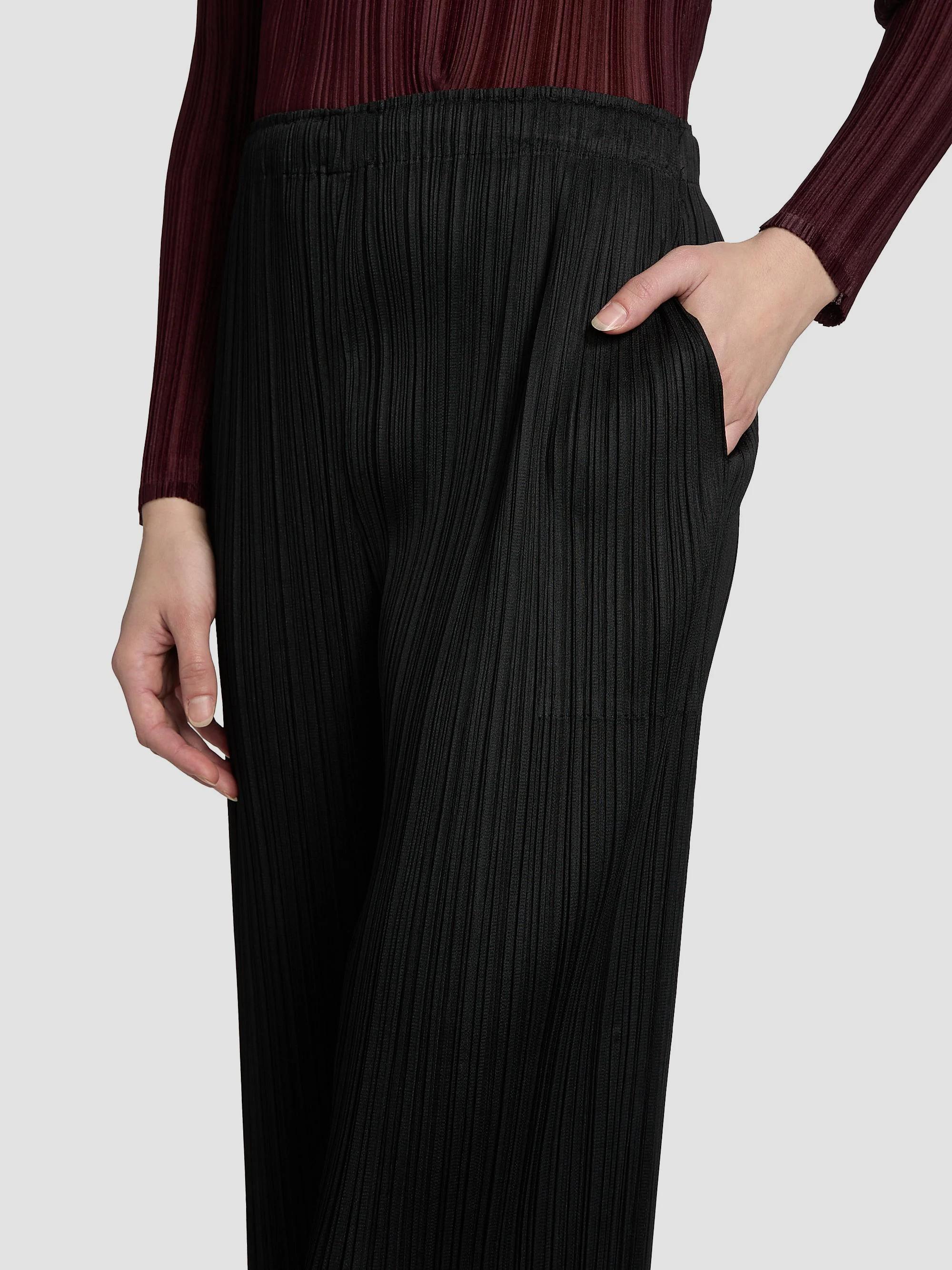 Pleats Please Issey Miyake Monthly Colors: February Rib-Knit Pants