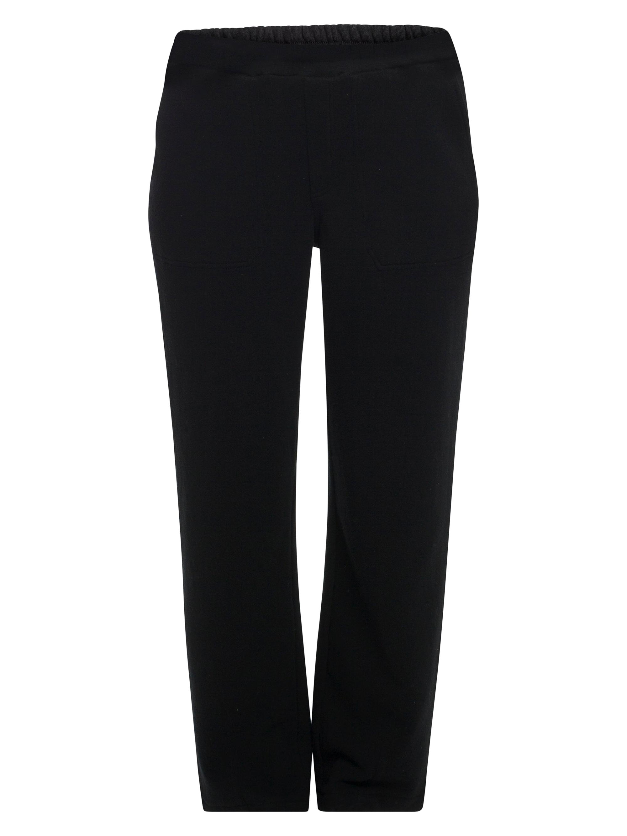Wilt Women's Relaxed Pants with Elastic Waist - Black