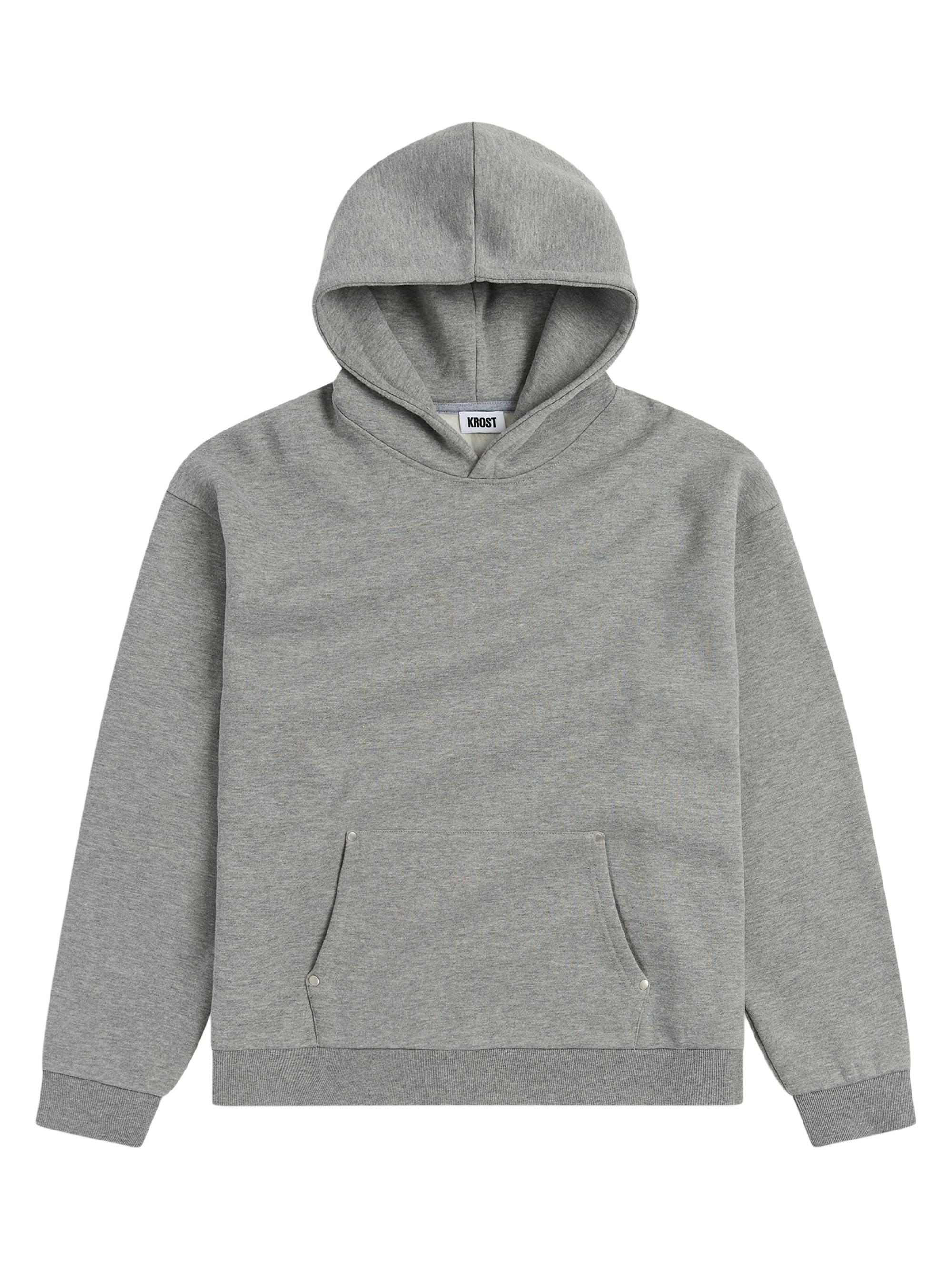 Krost Men's Friend Hoodie - Dark Heather Gray