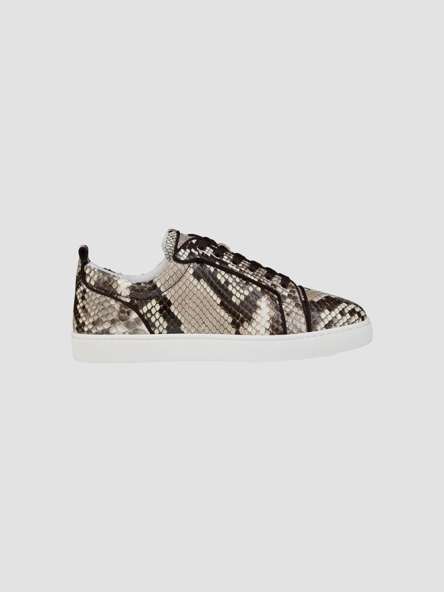 Christian Louboutin Louis Junior Python Leather Sneakers | Saks Fifth ...