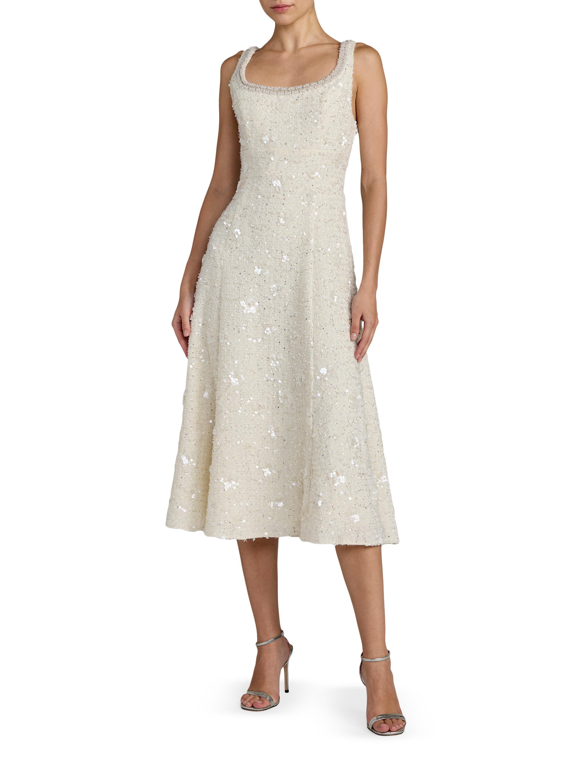 Mac Duggal Ieena Crpe Bow-Strap A-Line Cocktail Dress | Saks Fifth Avenue