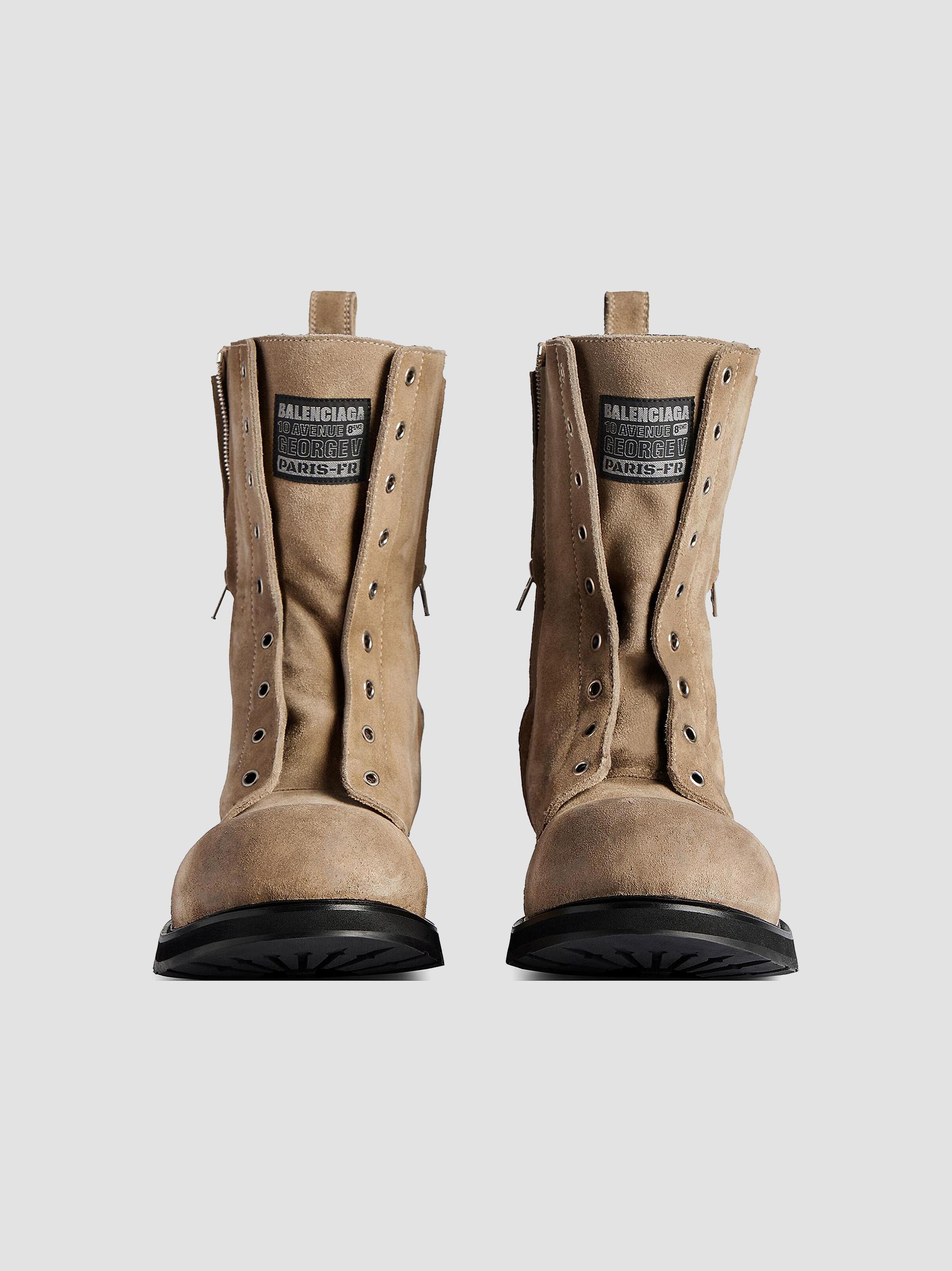balenciaga truck lace up サンドベージュ 43 Balenciaga Truck Lace-Up Boots | Saks Fifth Avenue