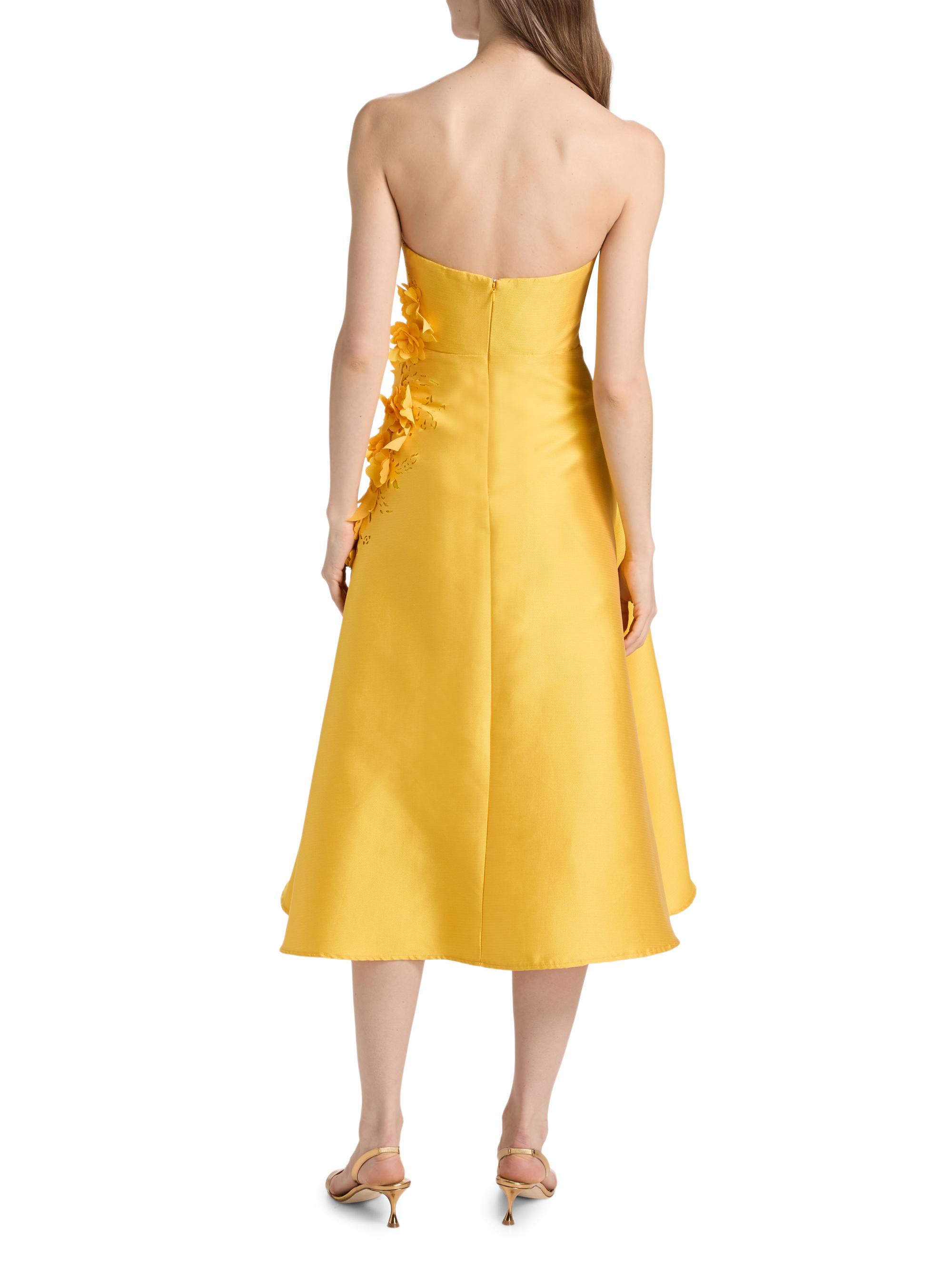 celine appliqu strapless cocktail dress Celine Black Midi Dress- Sculpted Fit, Timeless Elegance| Emerald The Label