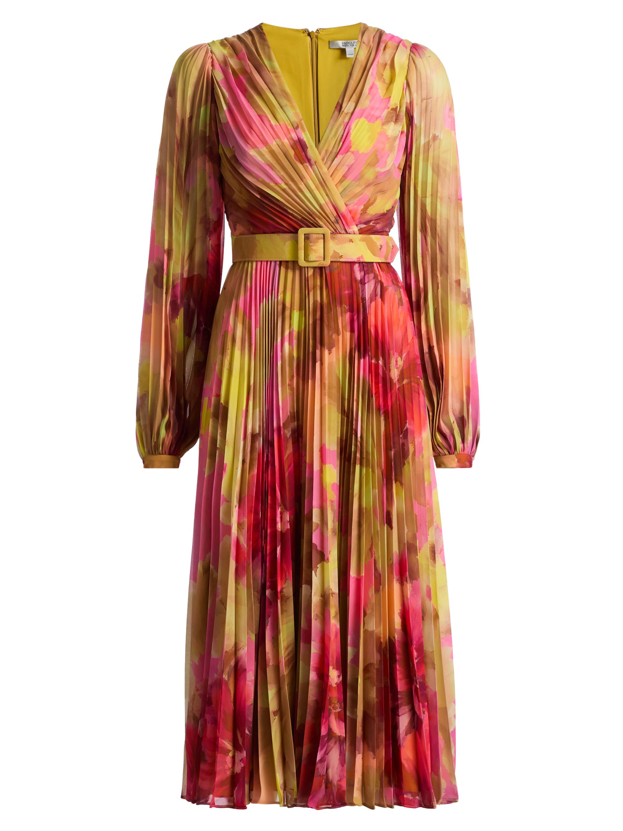 Women's Pleated Designer Midi Dresses | Saks Fifth Avenue