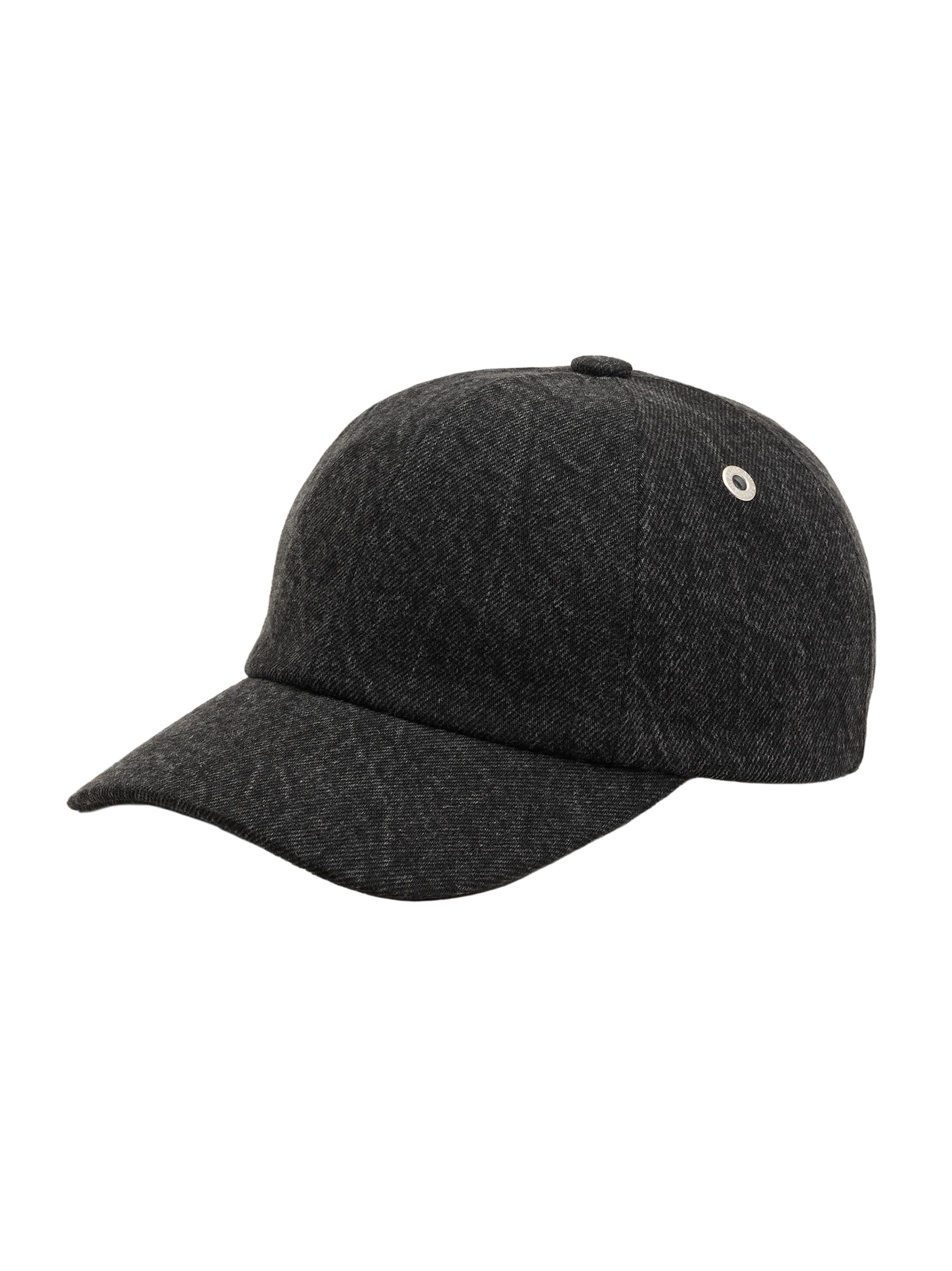 AMI Paris Men's Denim Baseball Cap - Noir