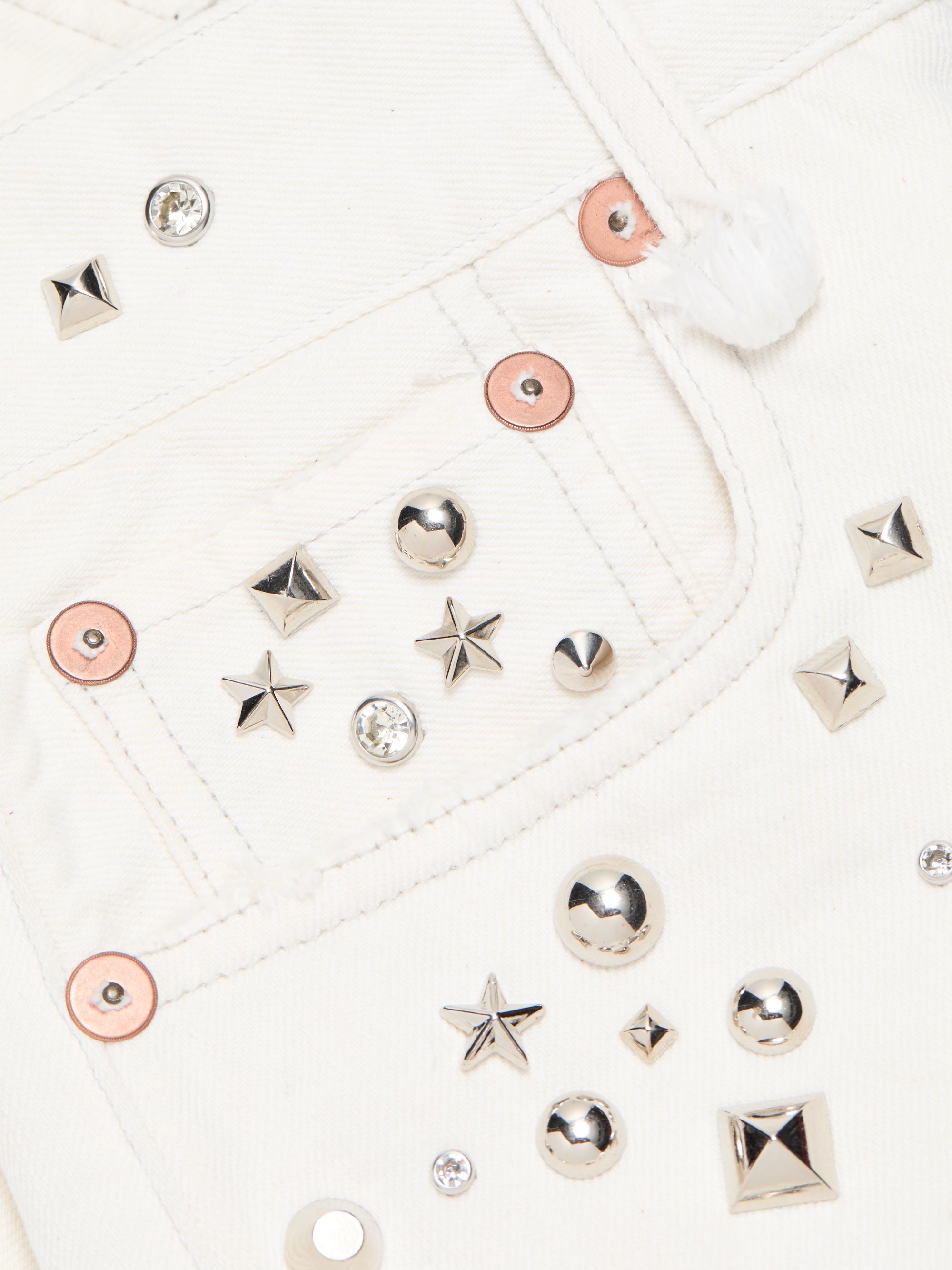 R13 Studded Boyfriend Shorts | Saks Fifth Avenue