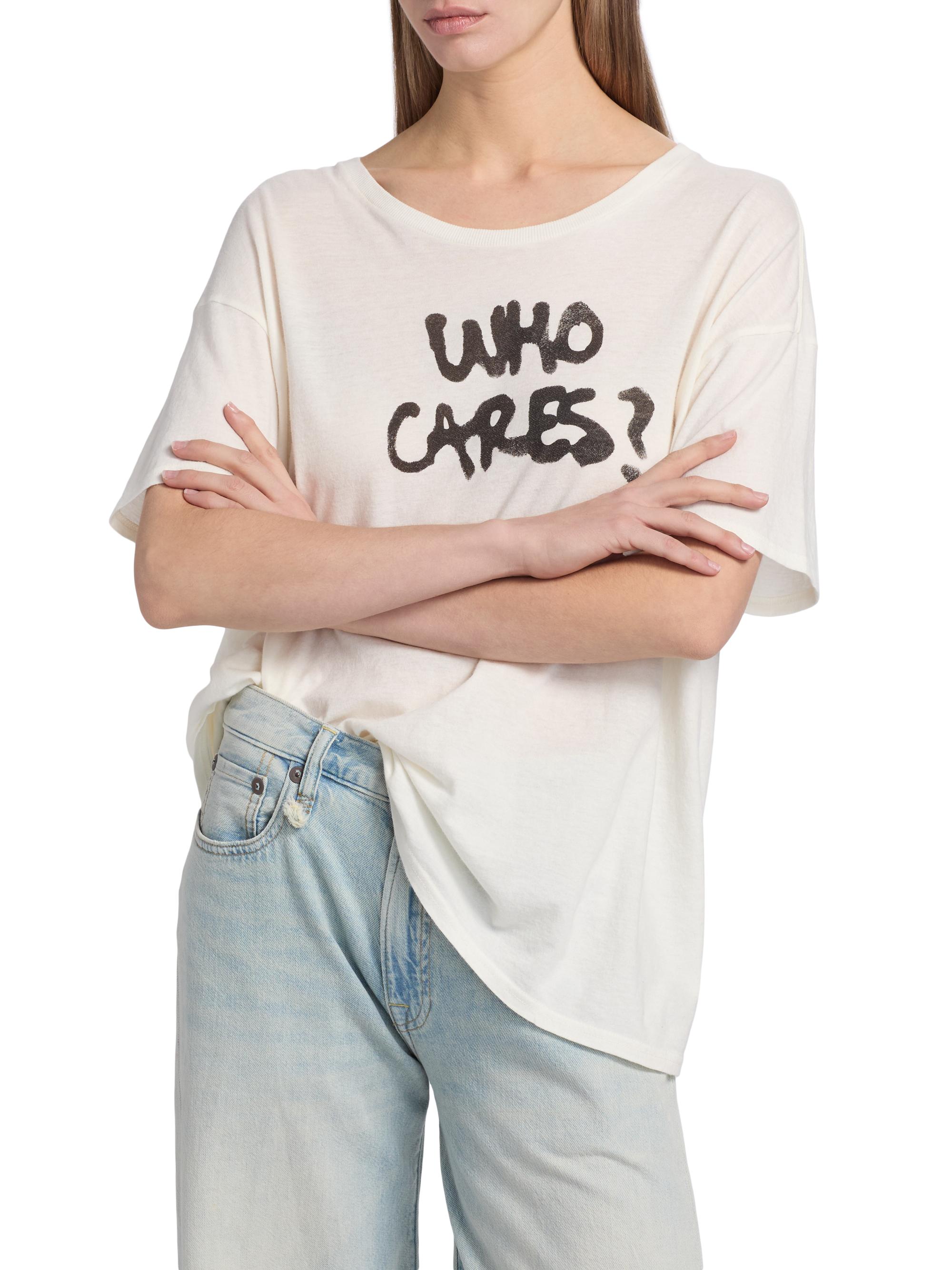 R13 Who Cares Relaxed T-Shirt | Saks Fifth Avenue