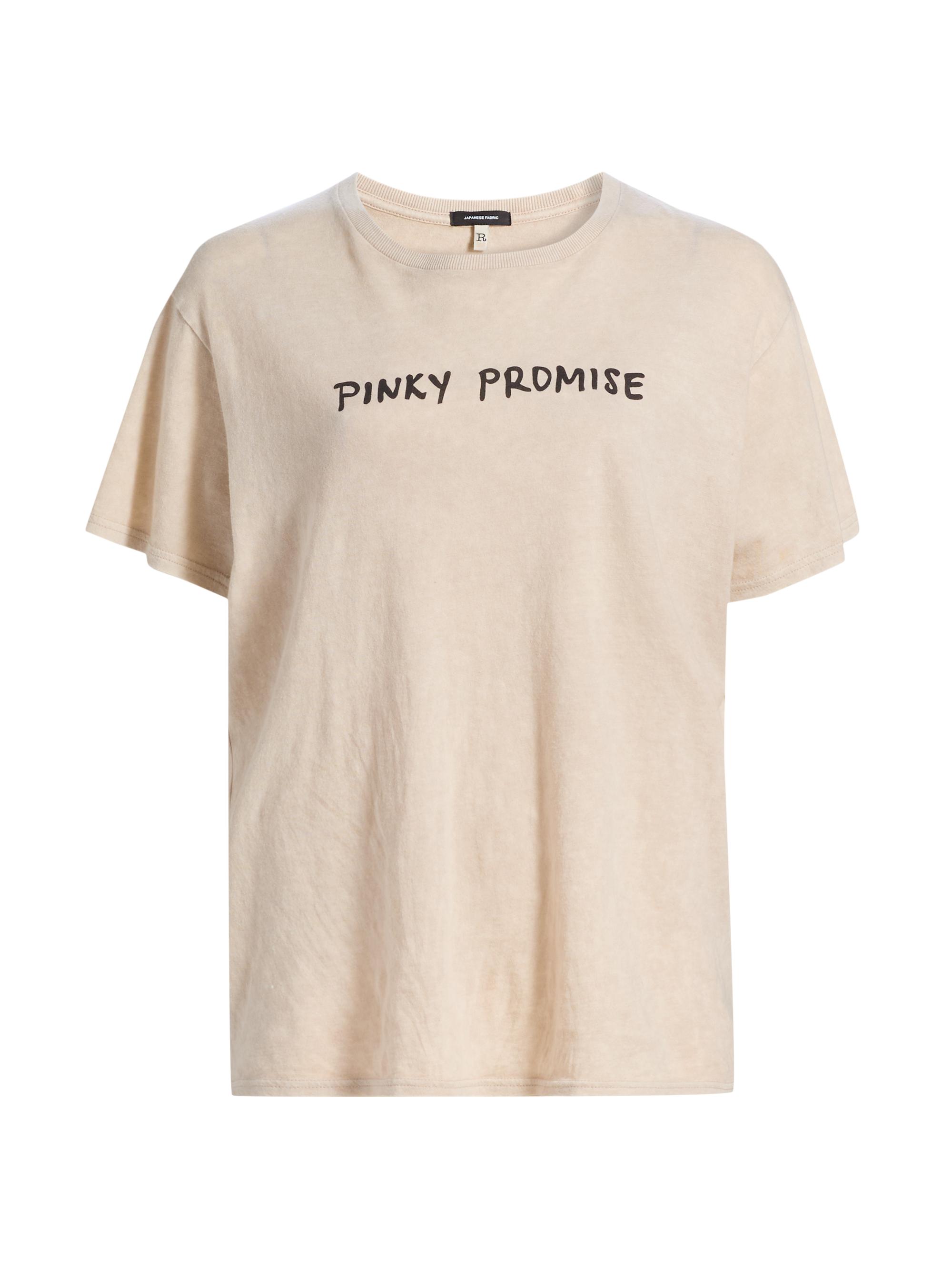 R13 Women's Pinky Promise Boy T-Shirt - Acid Khaki Stone