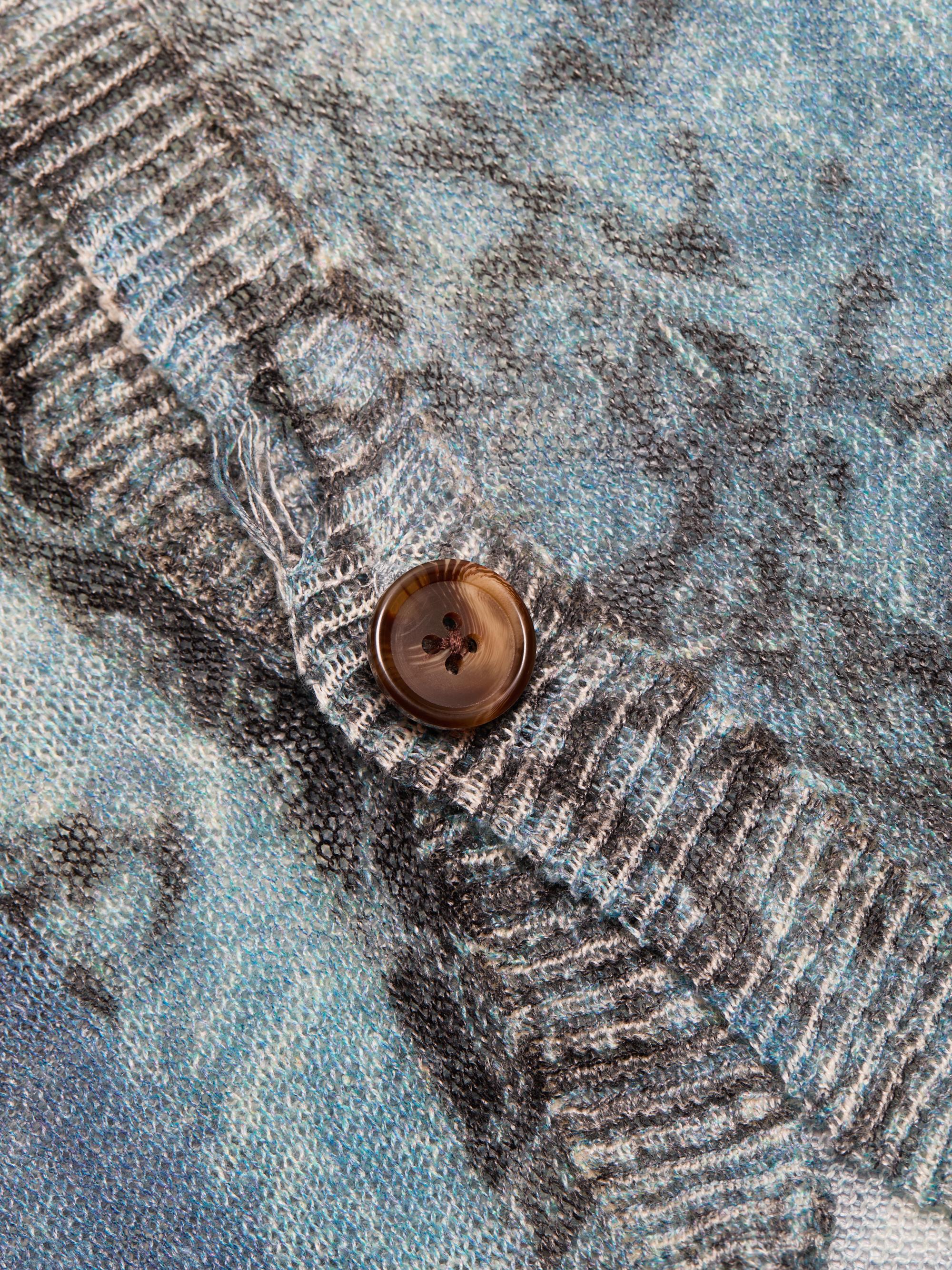 R13 Printed Linen Boyfriend Cardigan | Saks Fifth Avenue