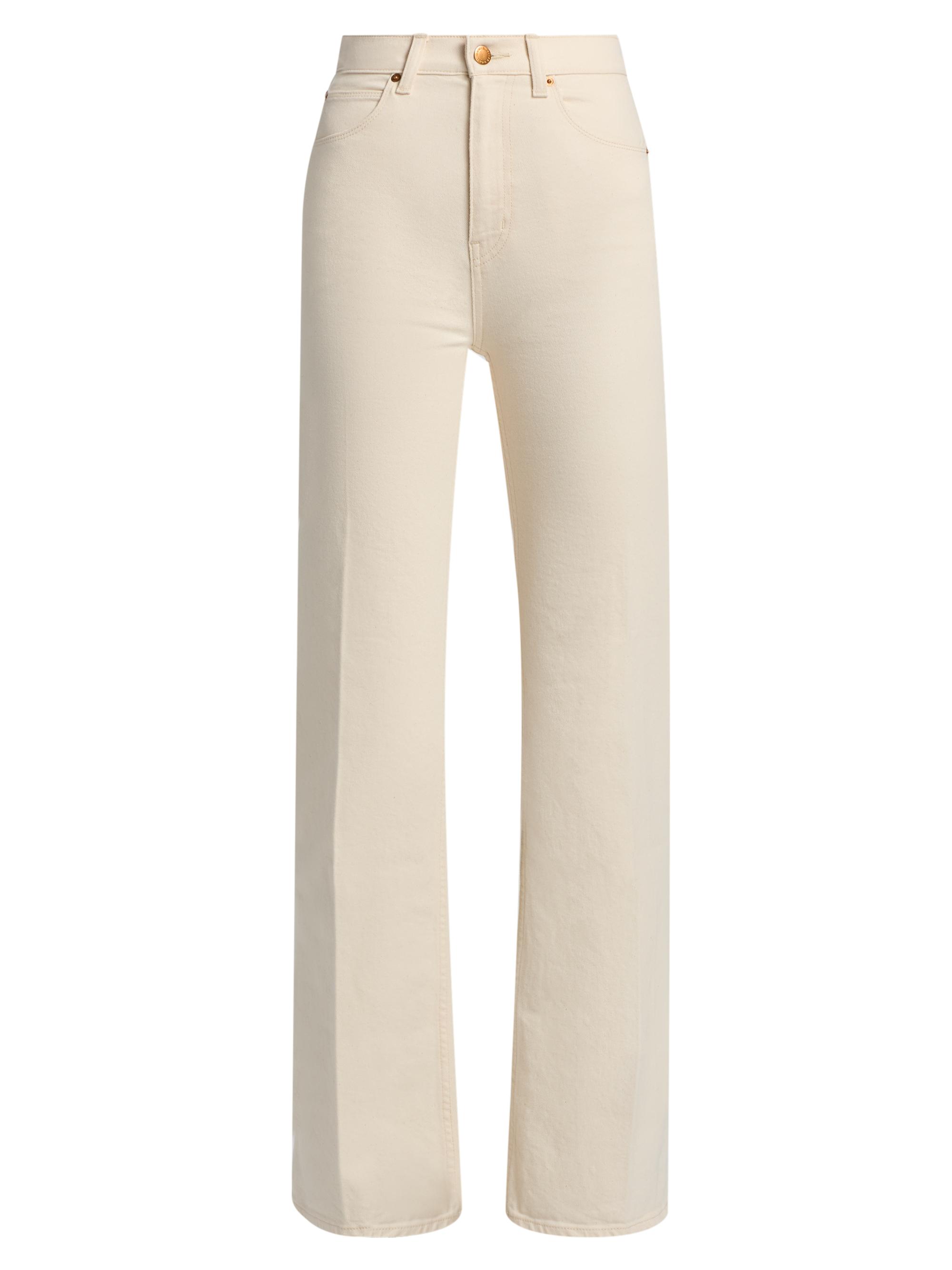 Jamie Haller Women's The Crease Bootcut Jeans - Ecru