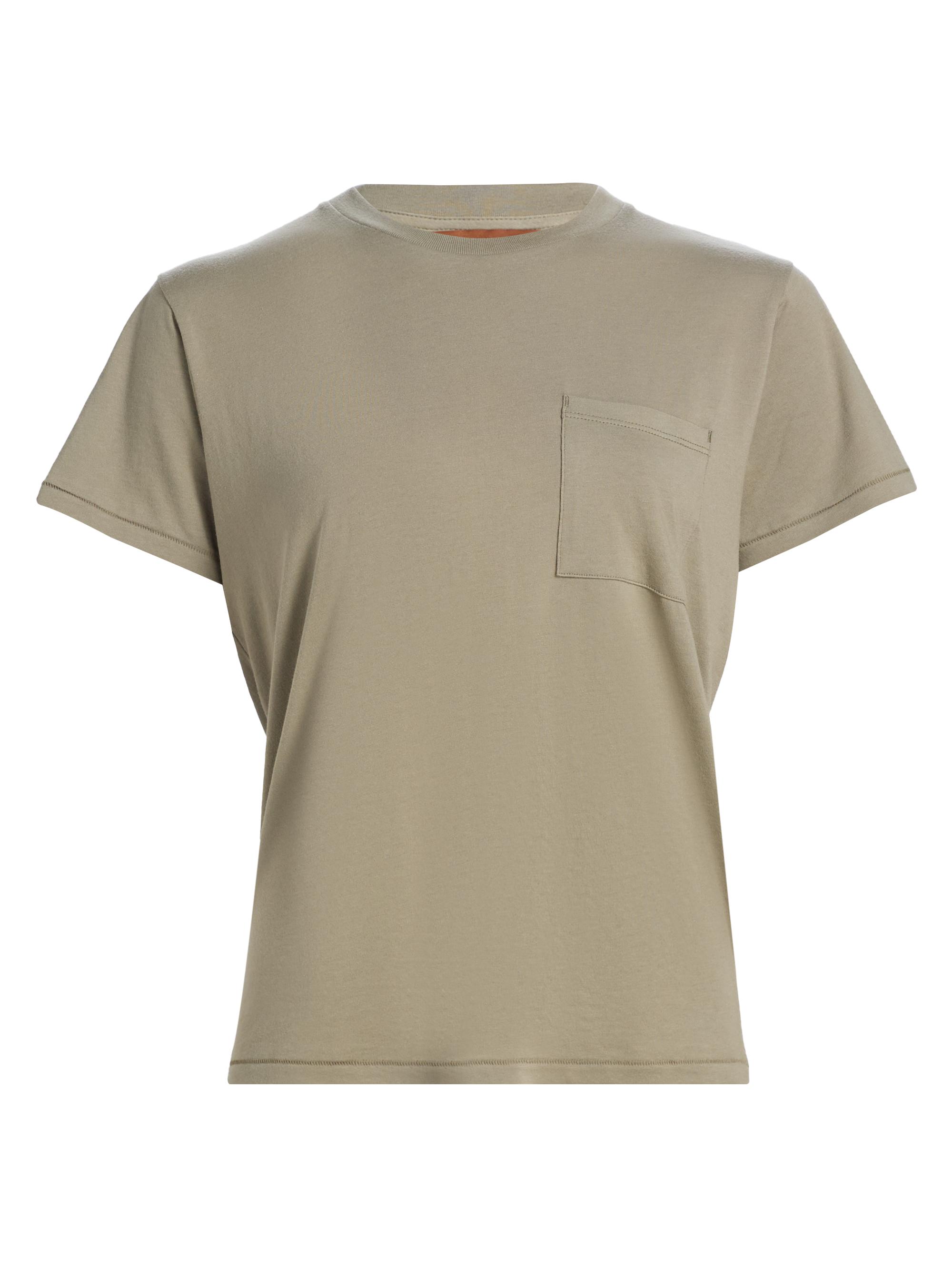 Jamie Haller Women's The Pocket Cotton-Blend T-Shirt - French Grey | Thumbnail 8