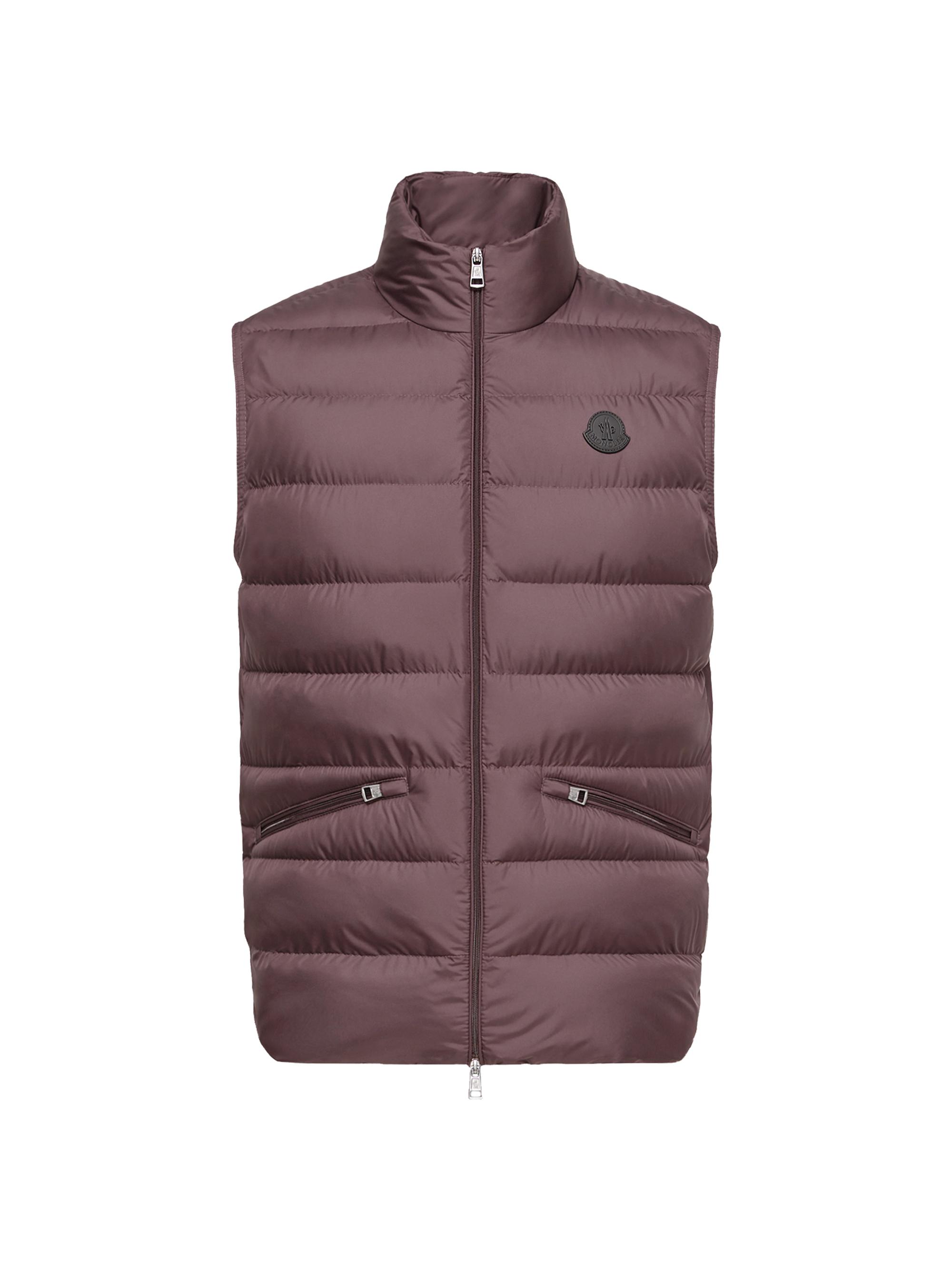 Moncler Men's Lechtal Puffer Vest - Grape Red