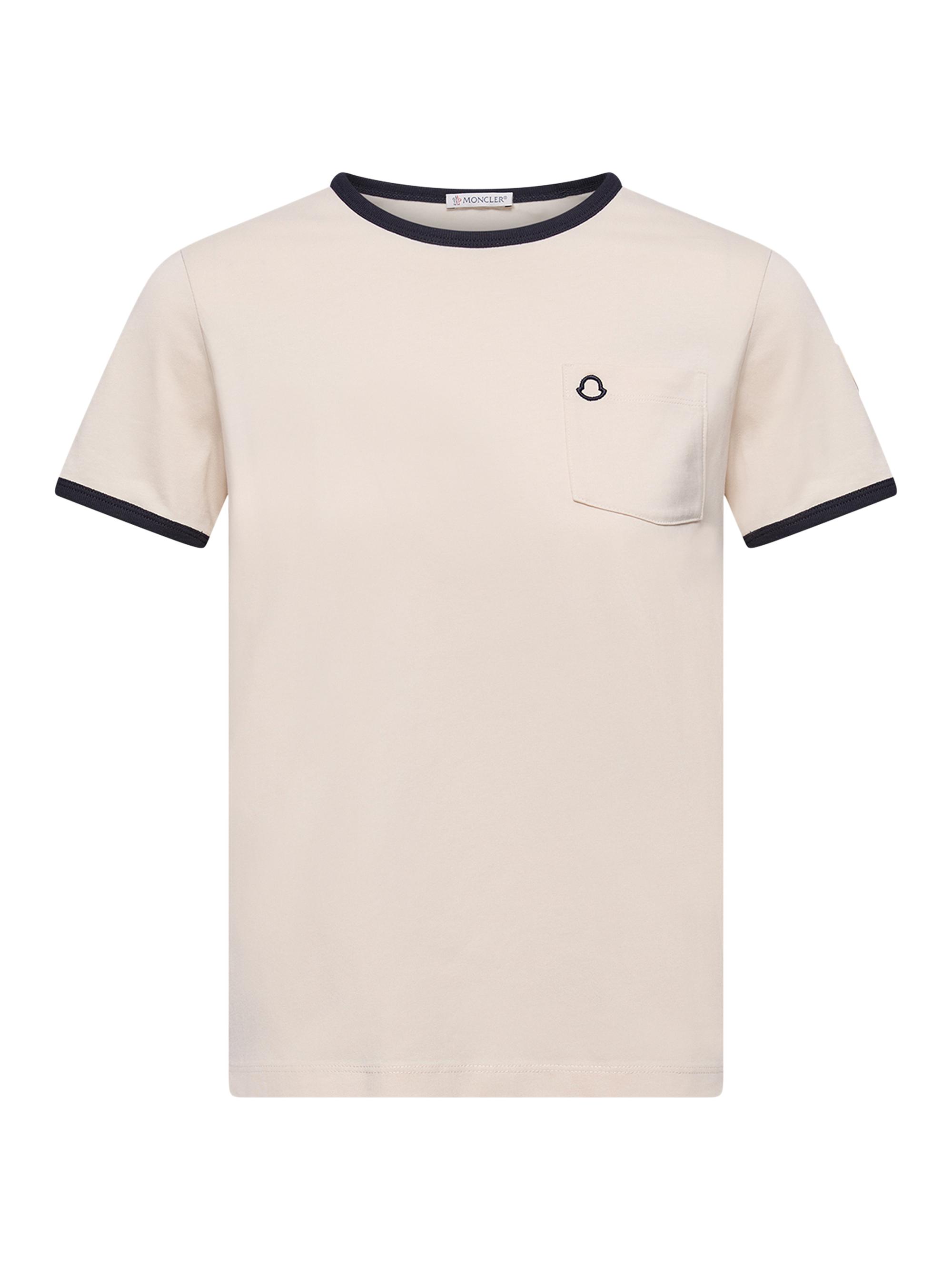 Moncler Women's Crew Neck in Cotton - White
