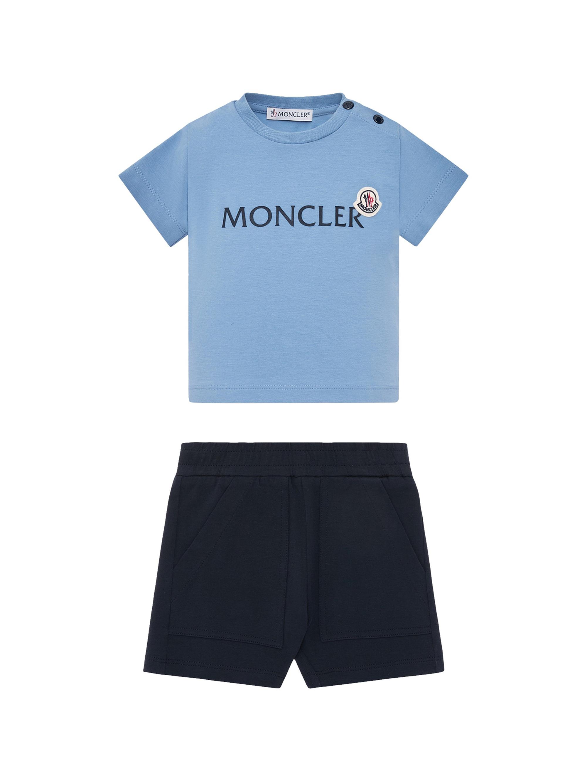 Moncler Baby Boy's & Little Boy's Set in Cotton - Navy Blue 12 Months