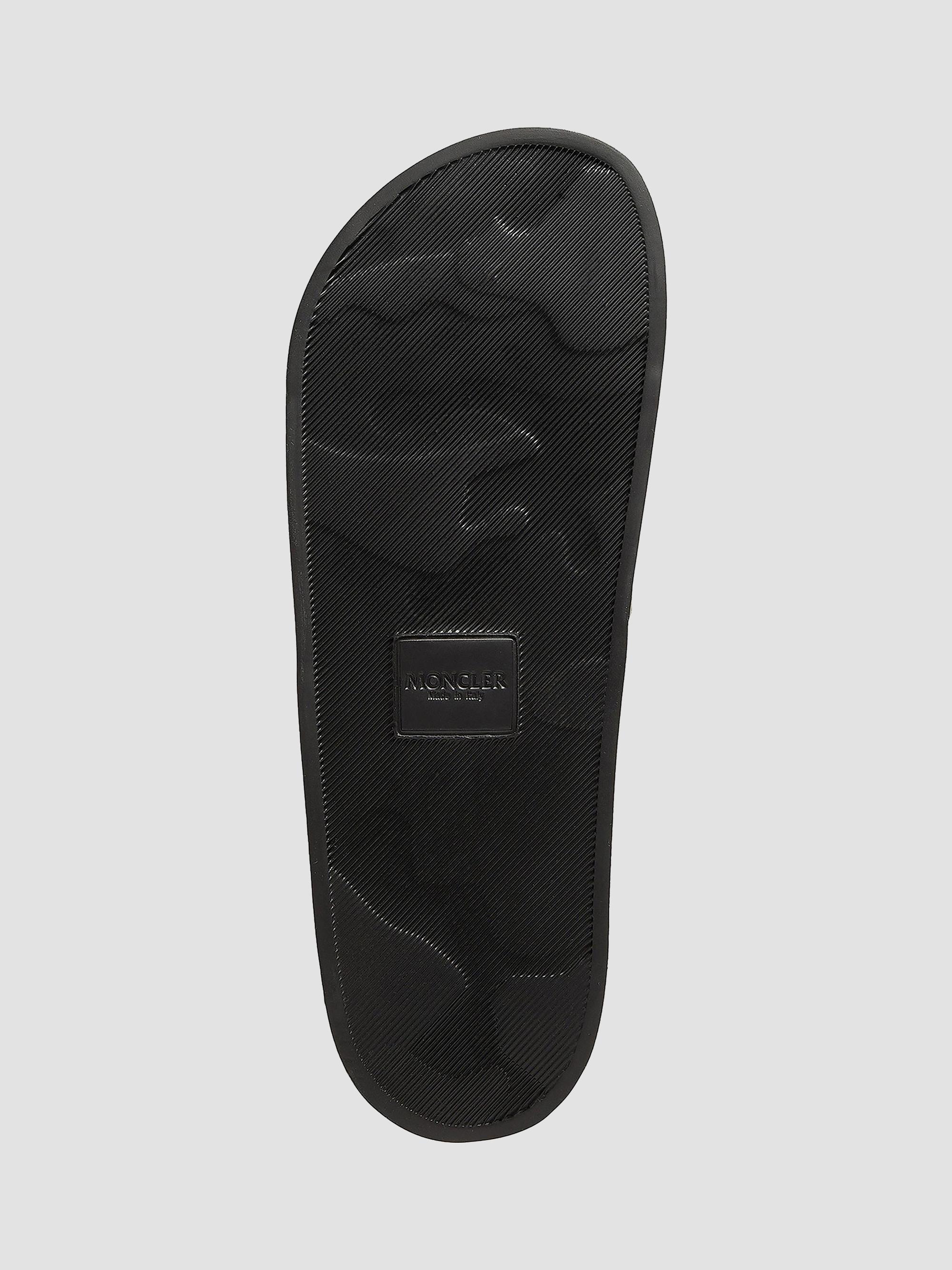 Moncler Base Slides in Rubber | Saks Fifth Avenue