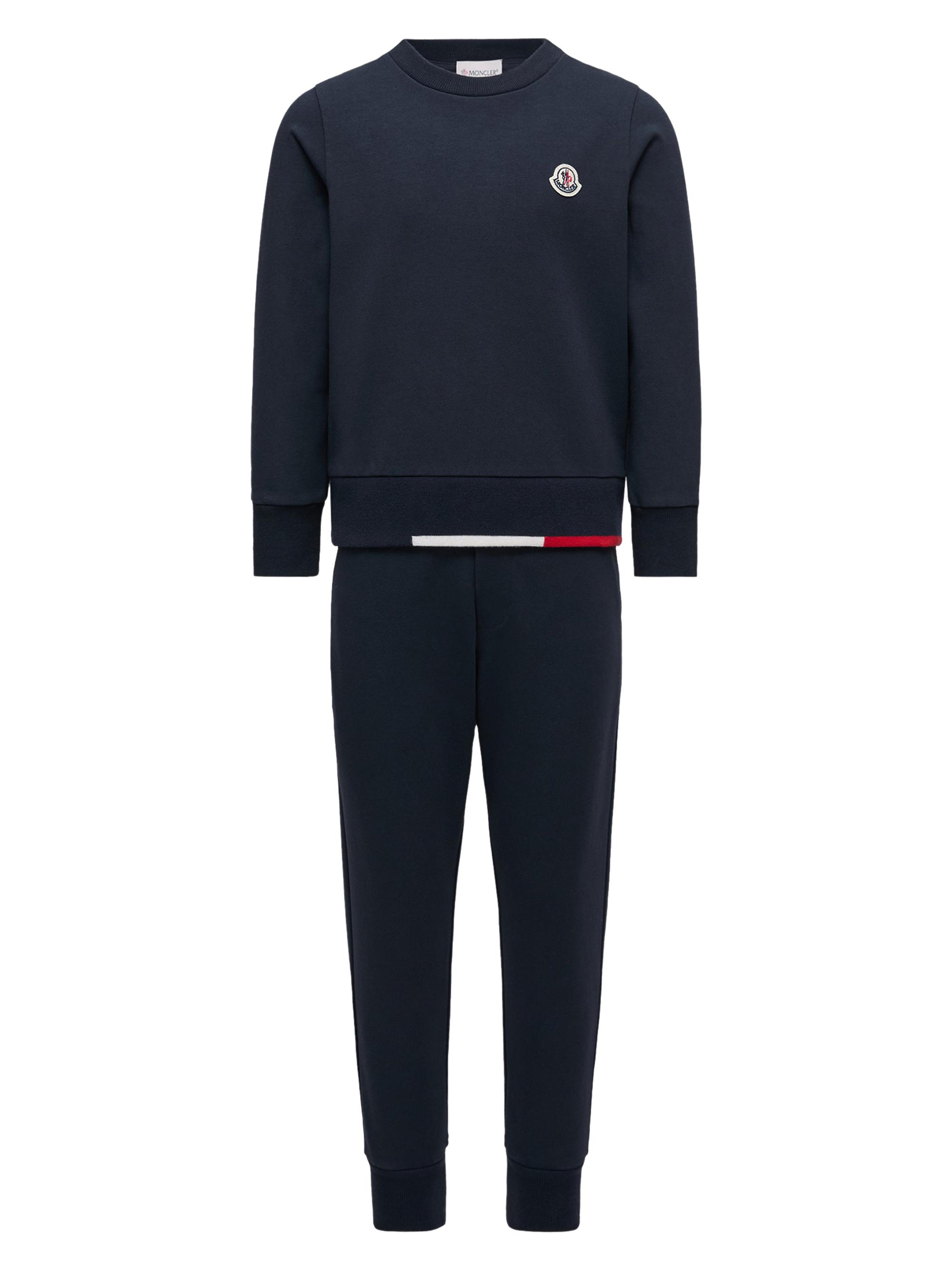 Moncler Little Boy's & Boy's Sweatsuit Set in Cotton - Night Blue