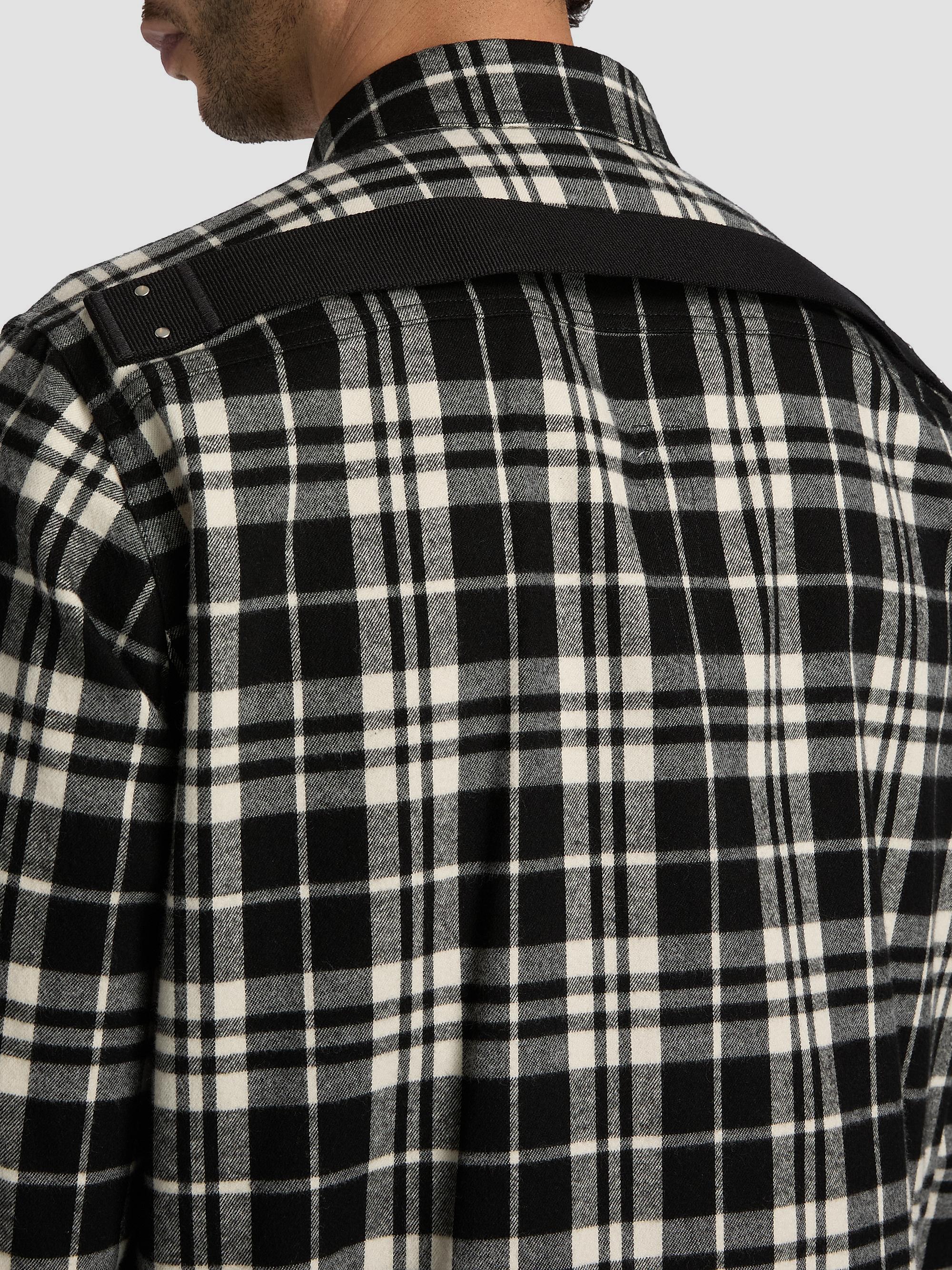 Rick Owens Plaid Cotton Overshirt | Saks Fifth Avenue