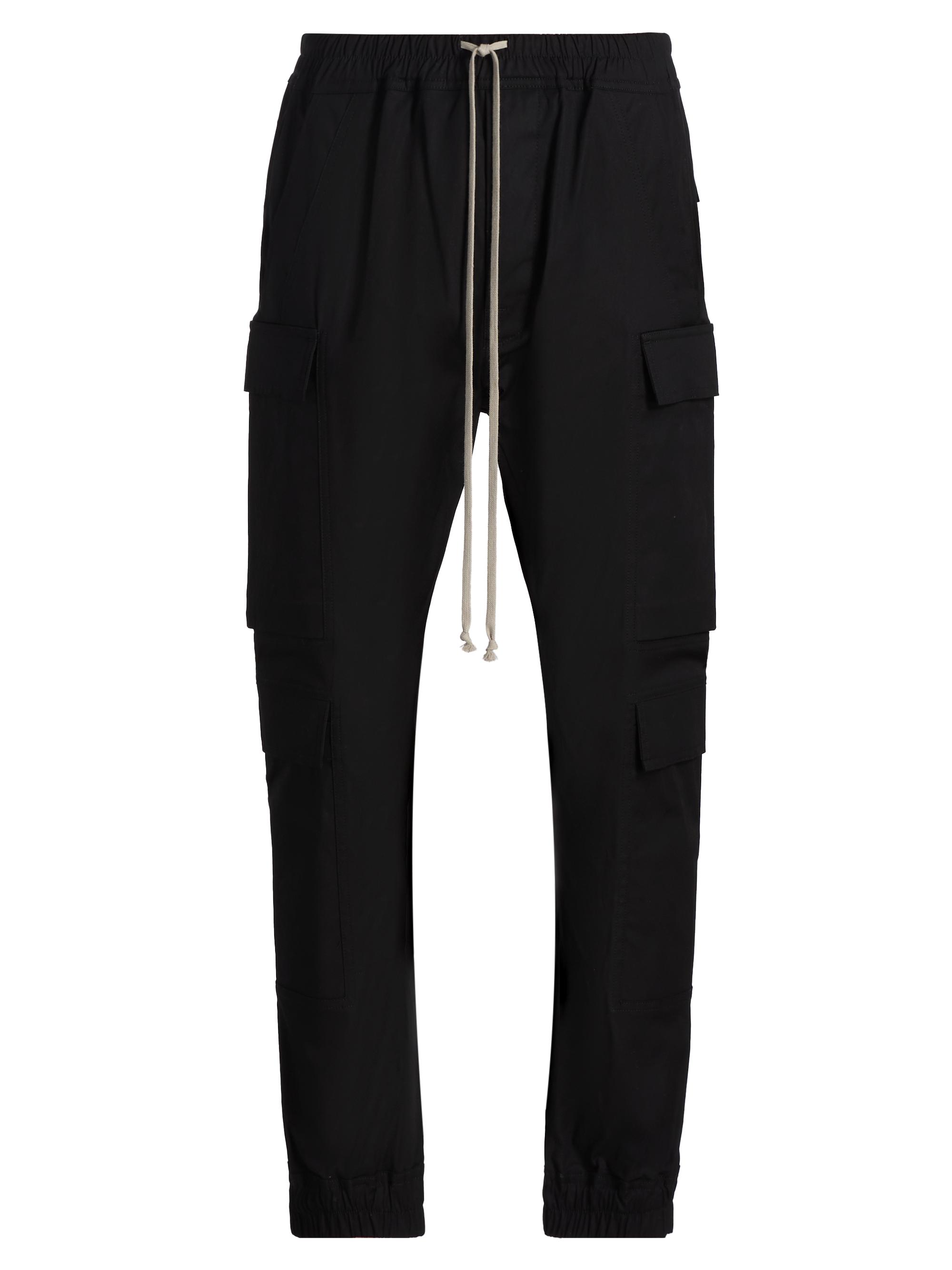 Rick Owens Men's Mastodon Megacargo Jogger Pants - Black